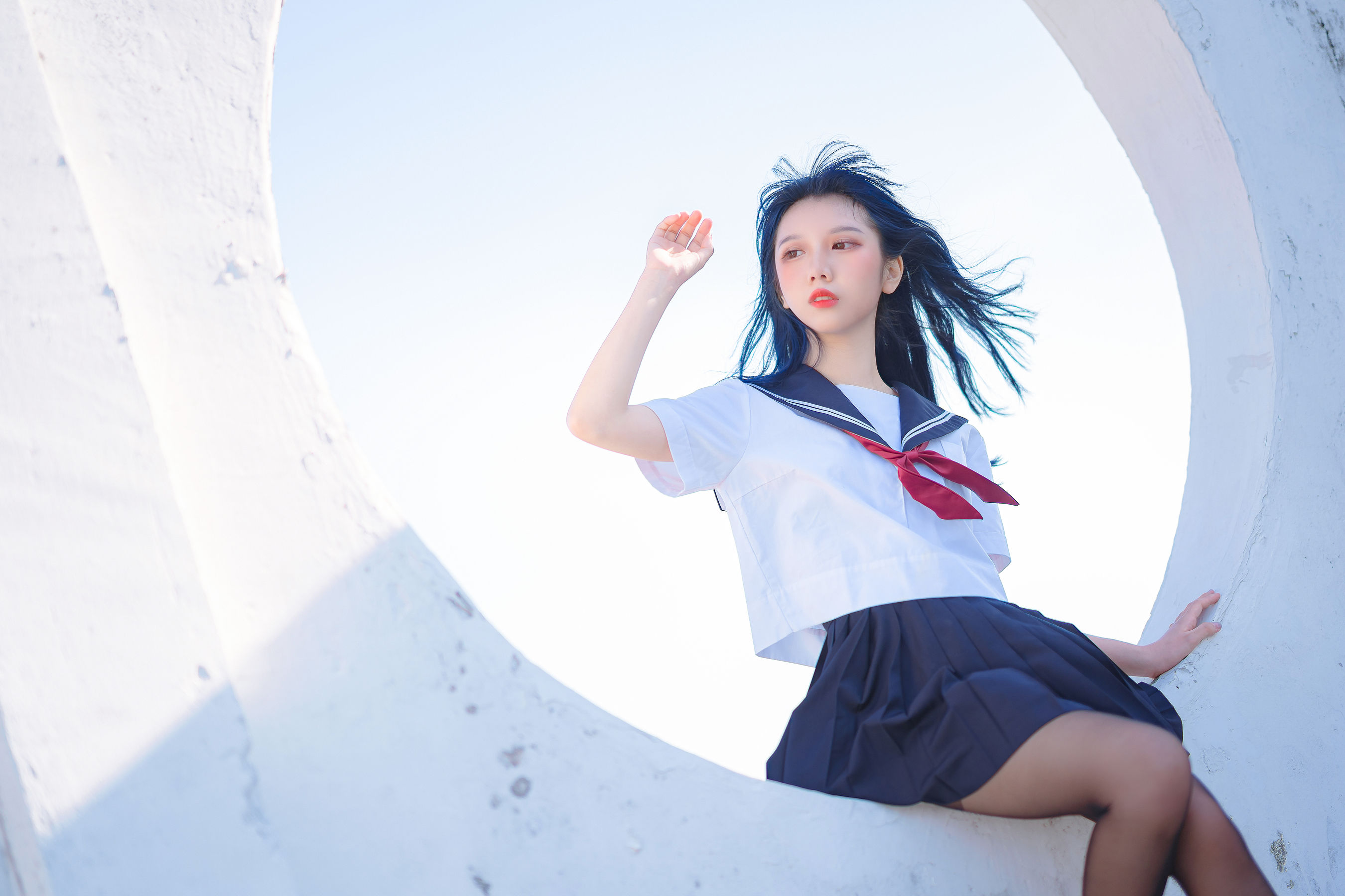动漫博主果咩酱w – JK Cosplay-第1张