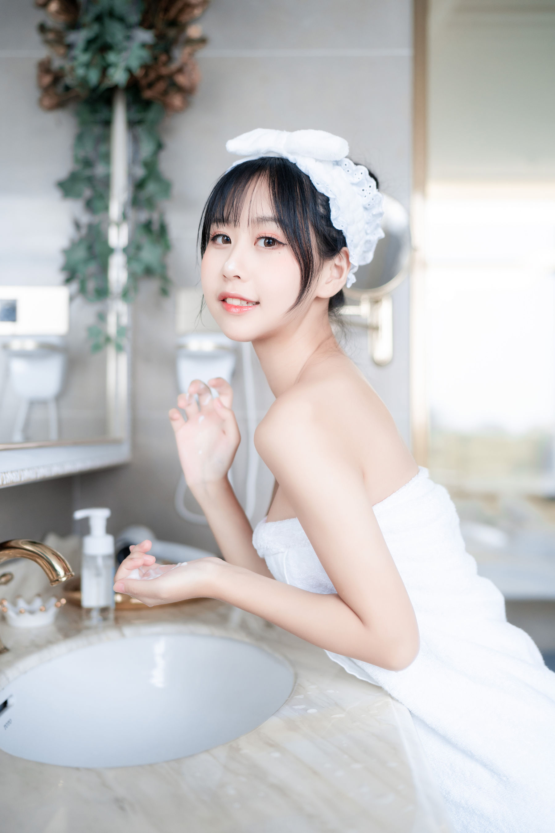 阳光美少女萌芽儿o0 – 浴巾 Cosplay-第27张