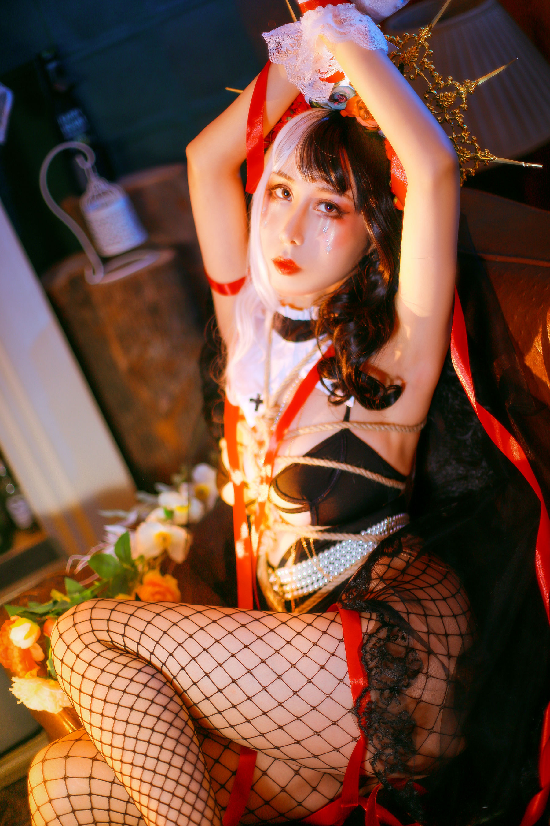 云溪溪 – 奶桃 修女 Cosplay-第19张