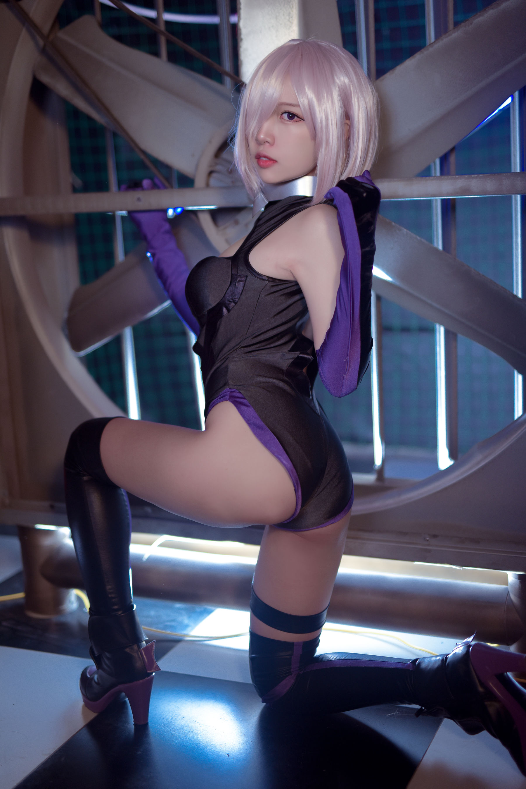 人气Coser二佐Nisa Fate玛修个人训练 Cosplay-第25张