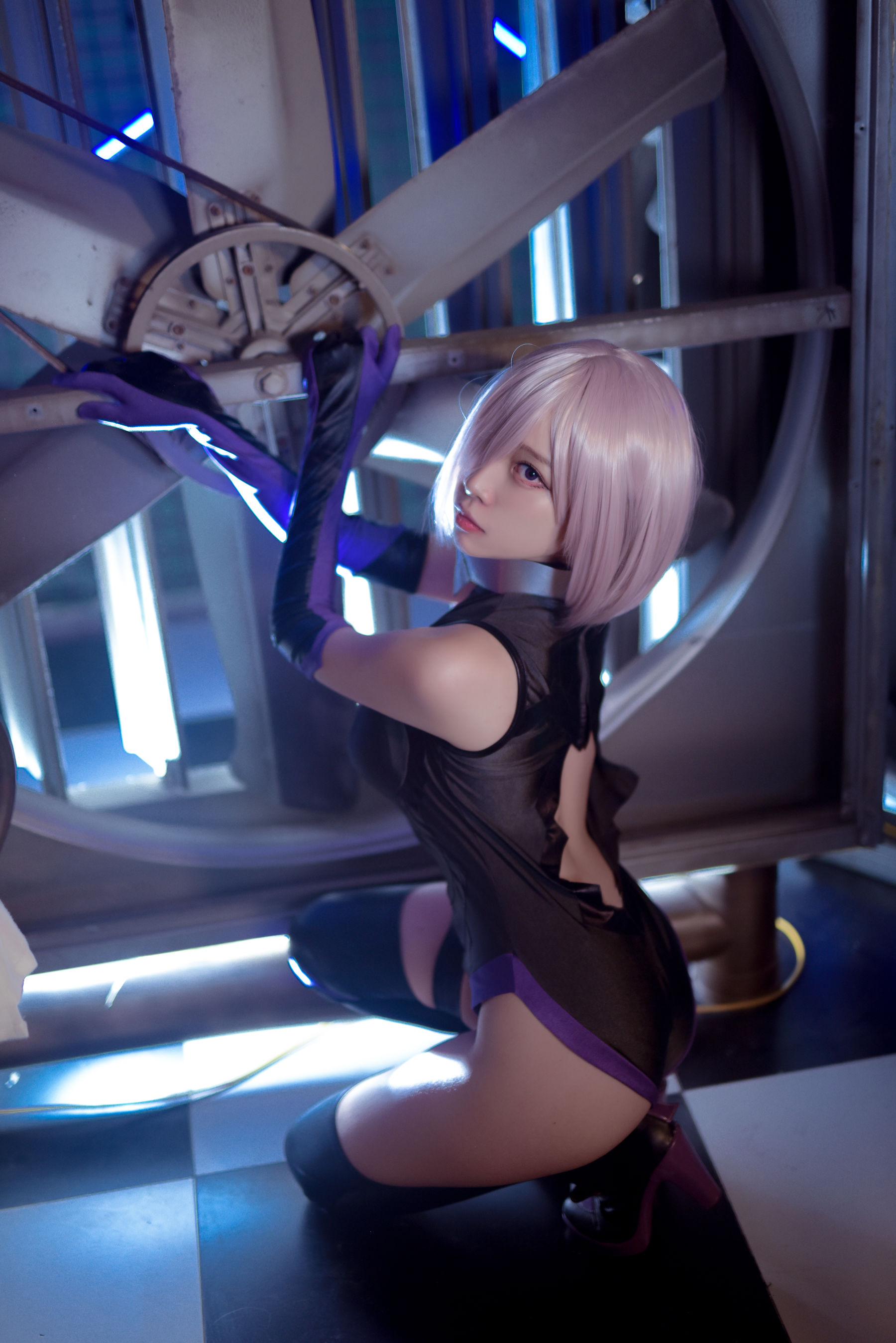 人气Coser二佐Nisa Fate玛修个人训练 Cosplay-第26张