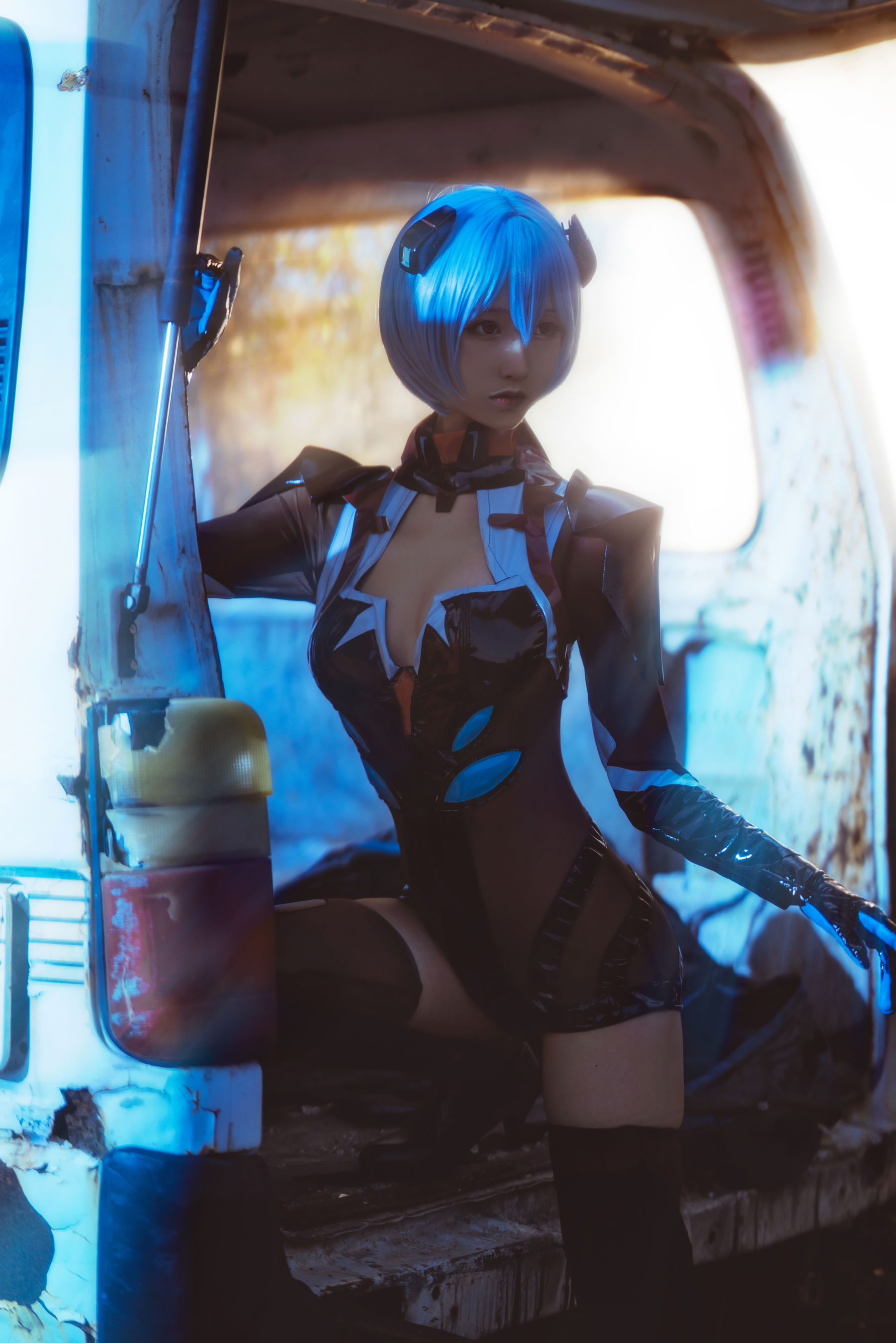[Cosplay写真] 萌系小姐姐木绵绵OwO – 绫波丽 Cosplay-第6张