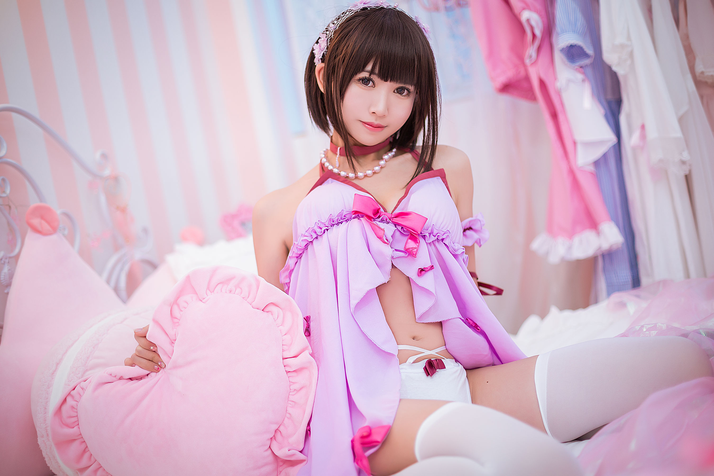 超人气Coser鳗鱼霏儿 圣人惠 睡衣 Cosplay-第5张