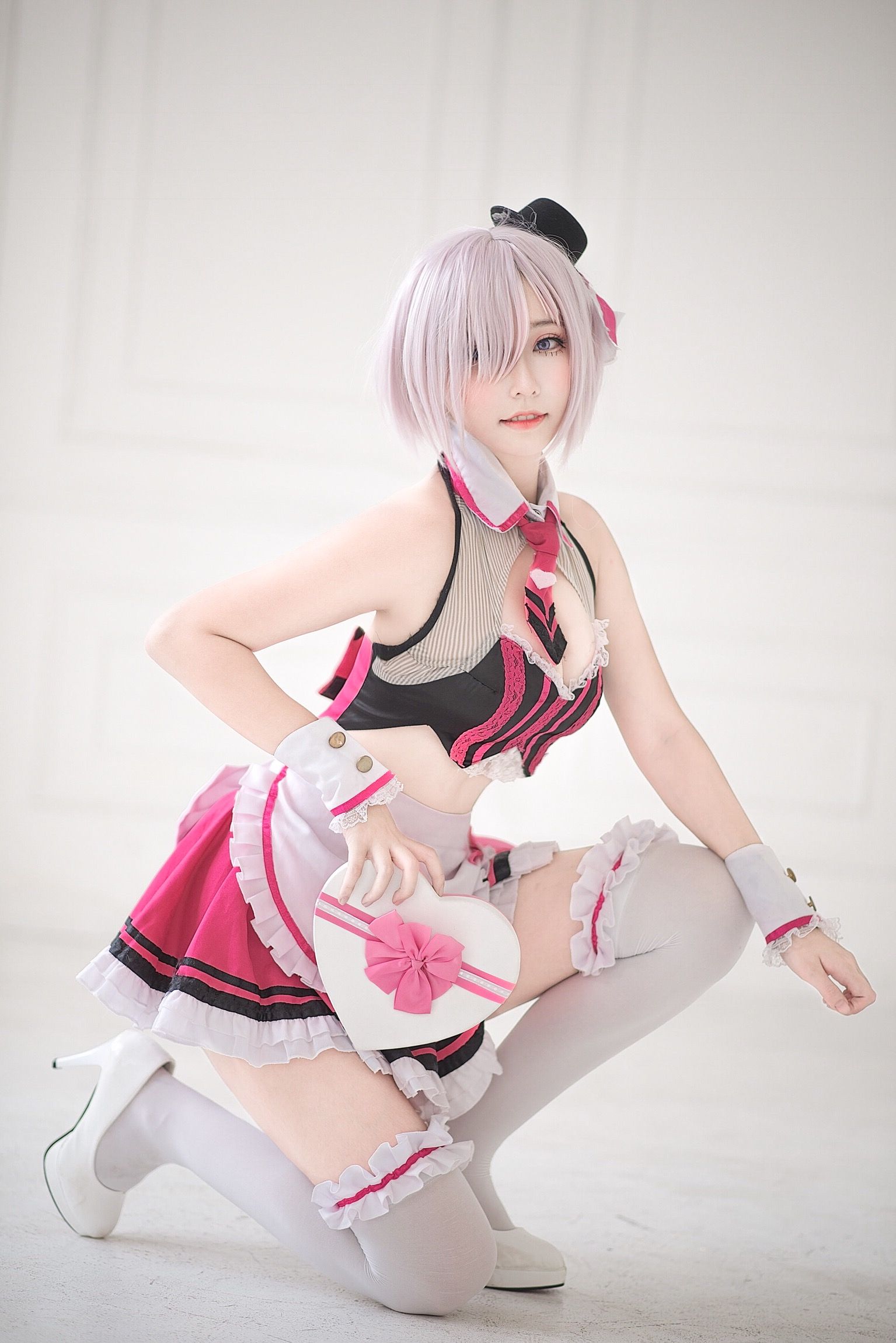 萌妹菌烨tako 玛修情人节女仆 Cosplay-第5张