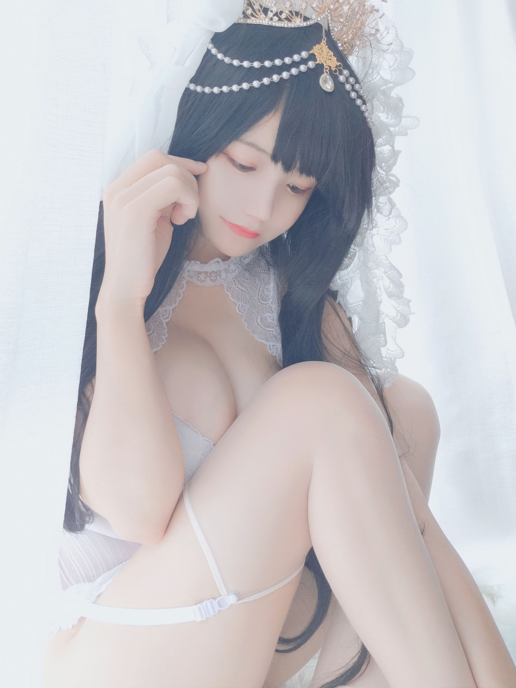 动漫博主小仓千代w – 可可爱爱花嫁 Cosplay-第4张