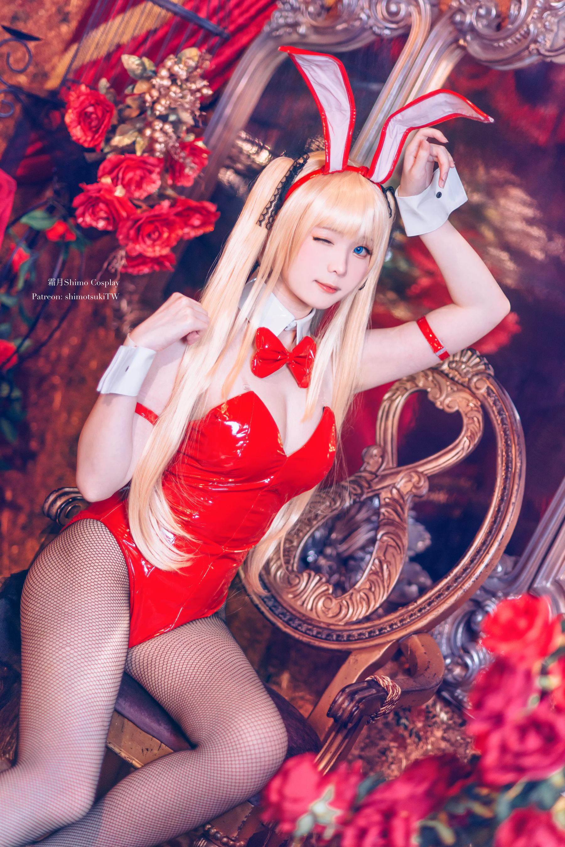 微博妹纸霜月shimo – 英梨梨 兔女郎 Cosplay-第5张