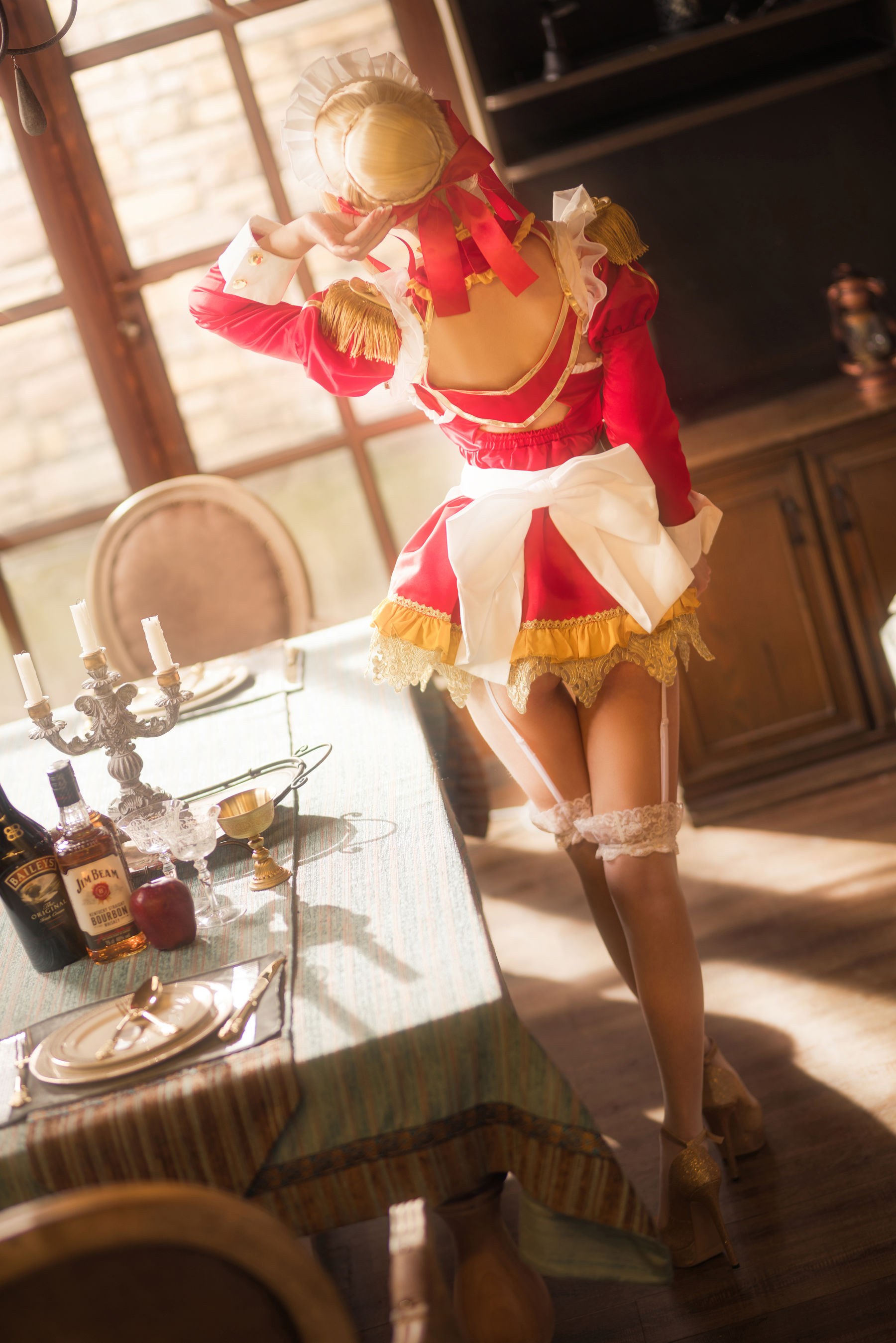动漫博主爱老师_PhD – 尼禄YD女仆 Cosplay-第3张