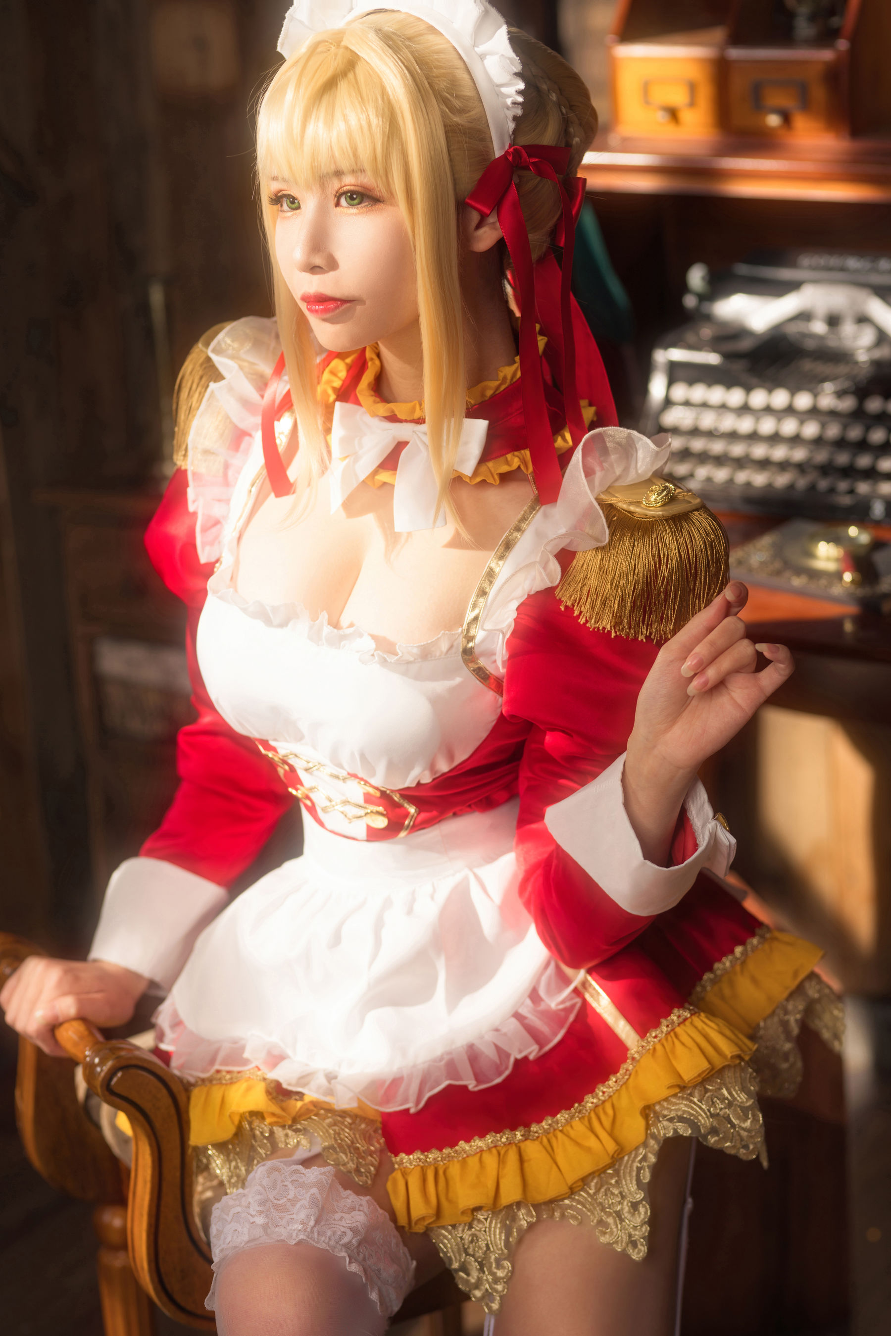 动漫博主爱老师_PhD – 尼禄YD女仆 Cosplay-第6张