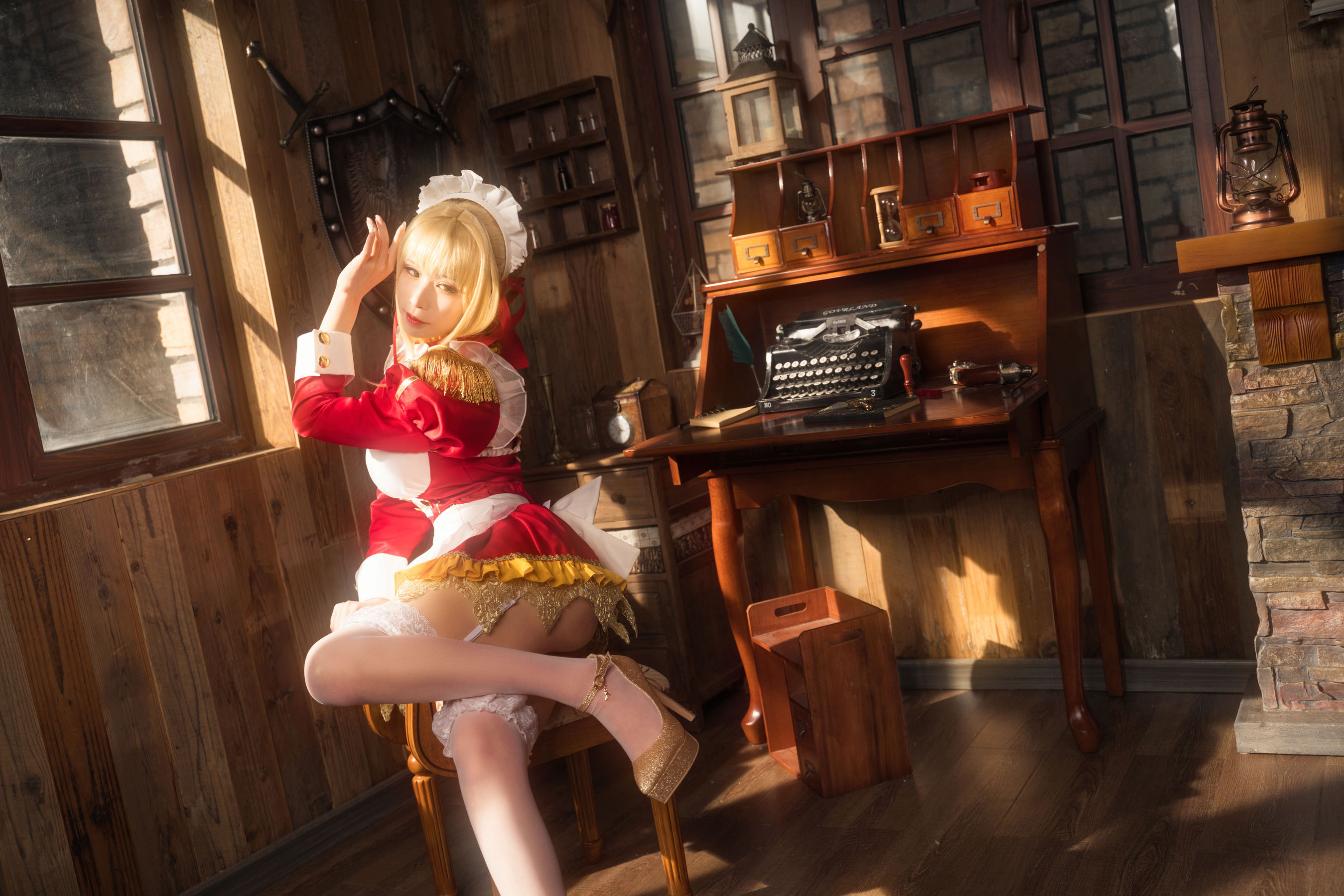 动漫博主爱老师_PhD – 尼禄YD女仆 Cosplay-第18张