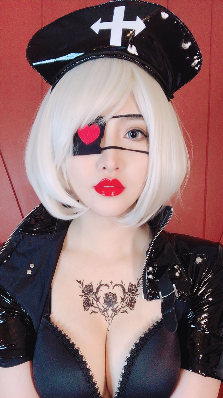 MisswarmJ – 护士2B Cosplay-第7张
