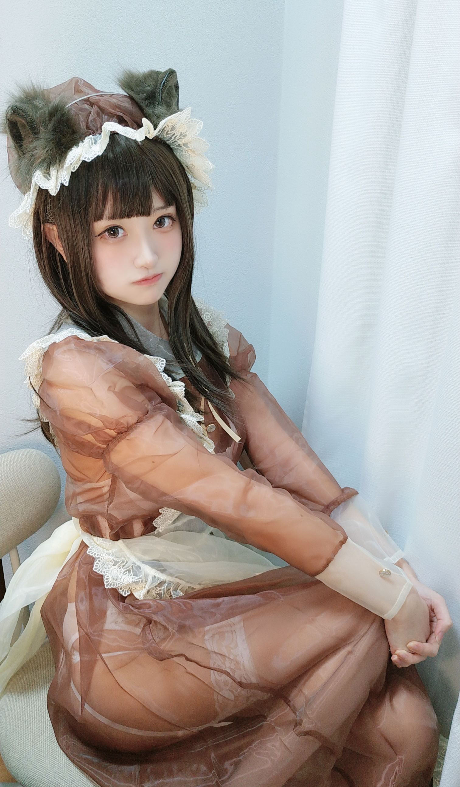 千阳(ちよ) – 长裙仆 Cosplay-第1张
