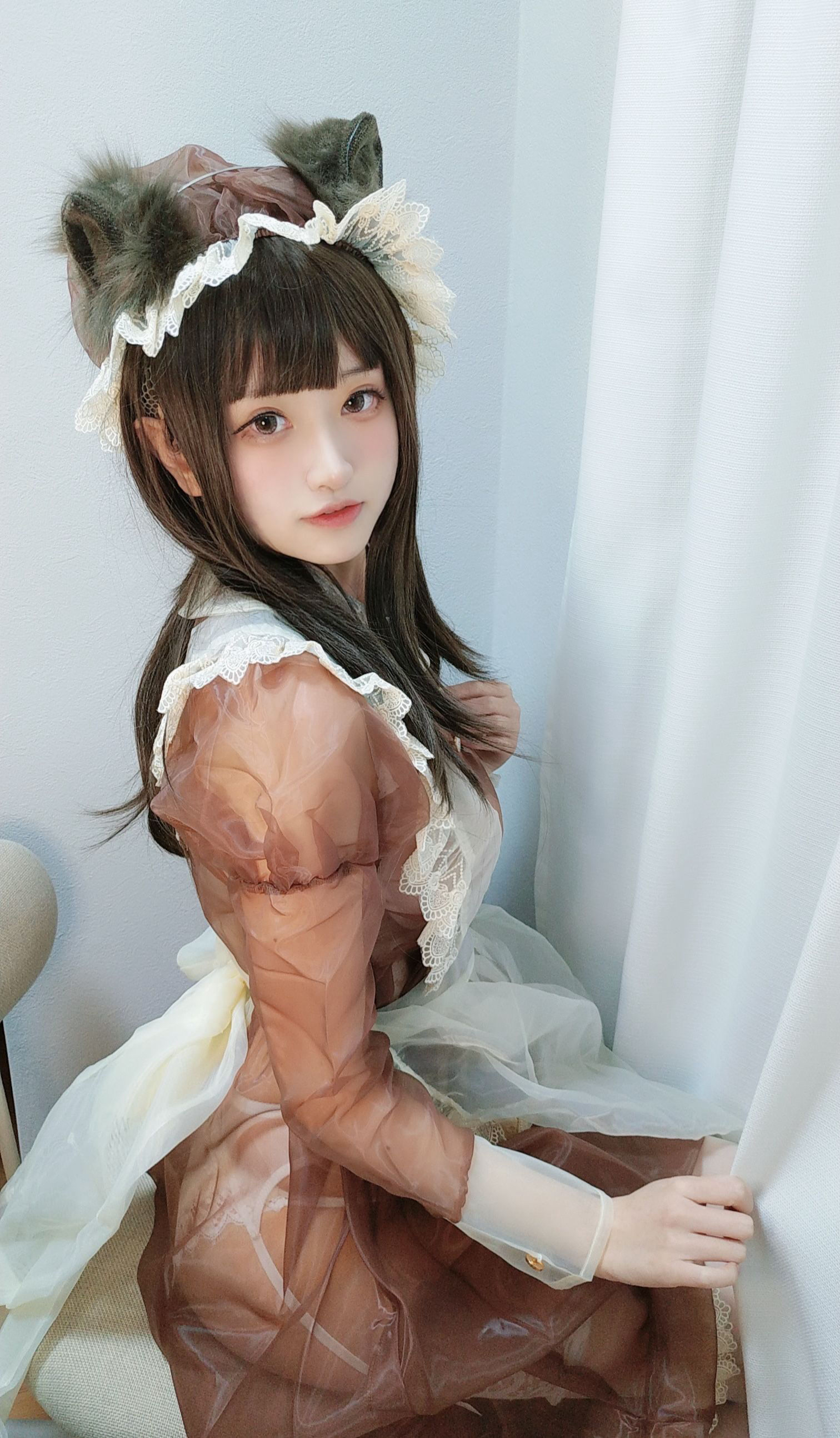 千阳(ちよ) – 长裙仆 Cosplay-第4张