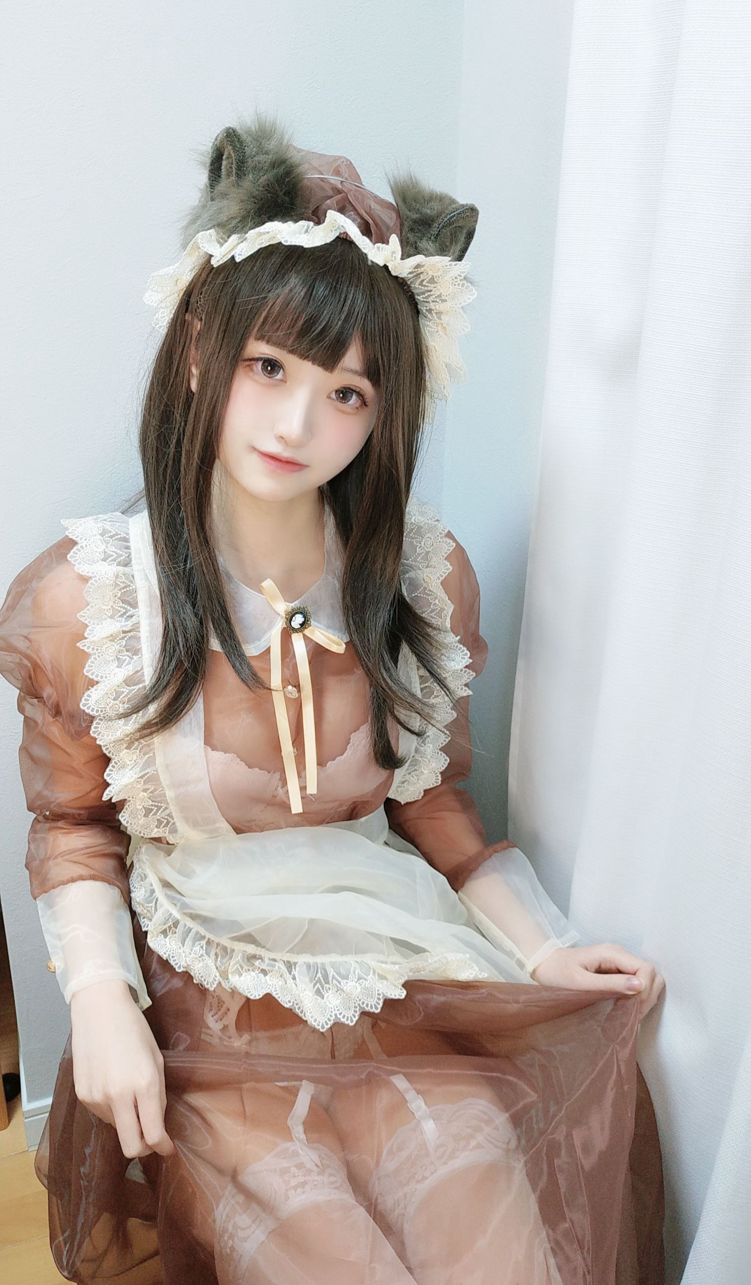 千阳(ちよ) – 长裙仆 Cosplay-第5张