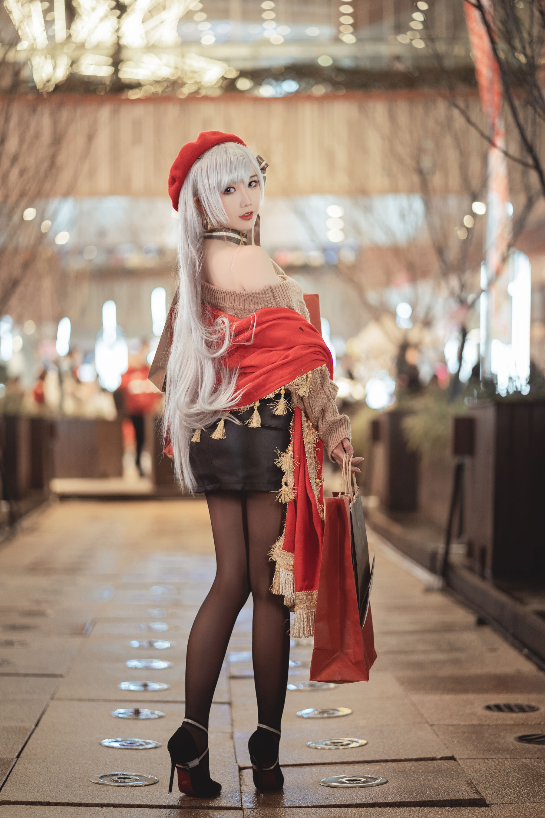 可爱人气Coser面饼仙儿 – 圣诞贝法 Cosplay-第1张