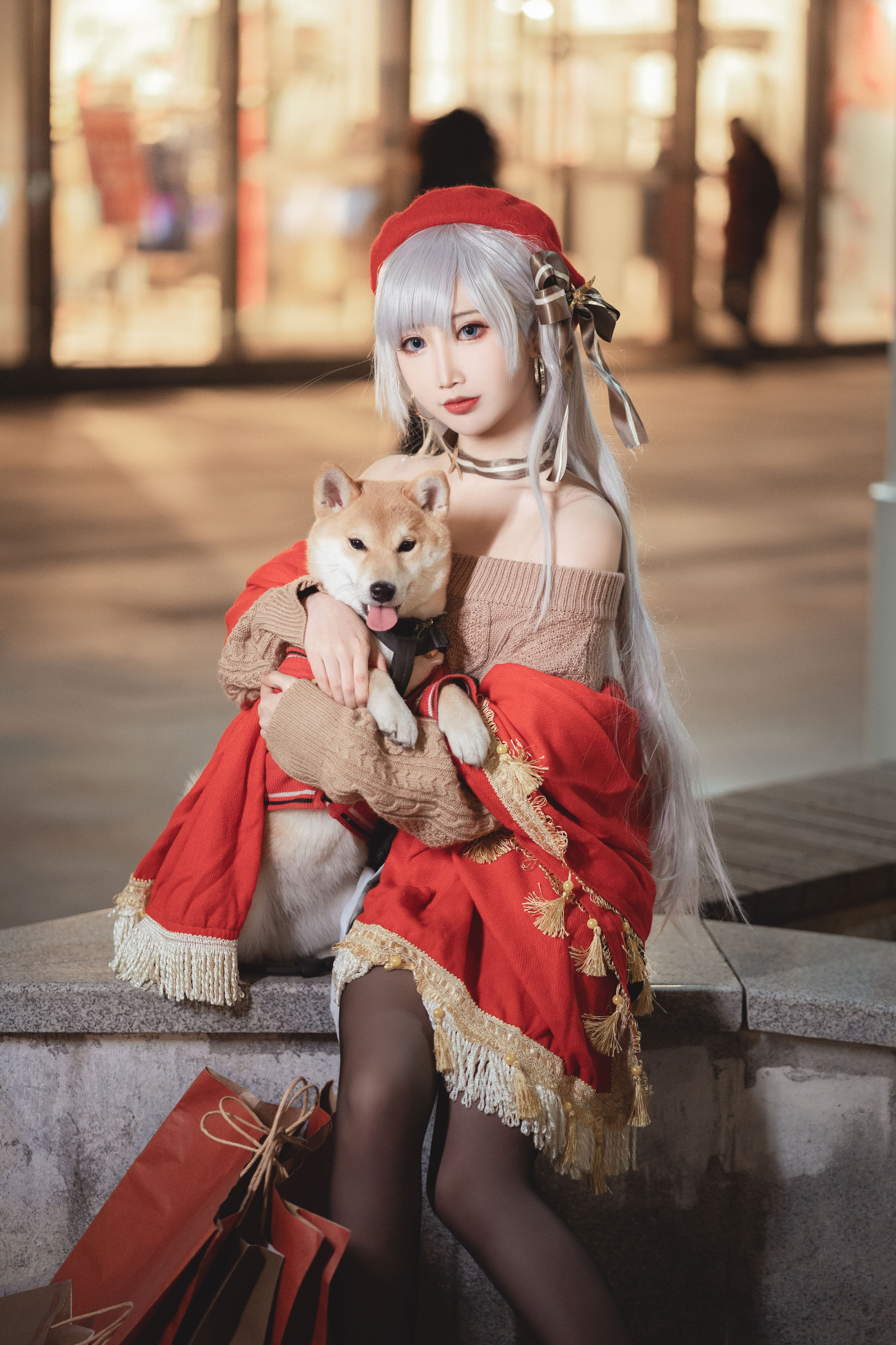 可爱人气Coser面饼仙儿 – 圣诞贝法 Cosplay-第4张