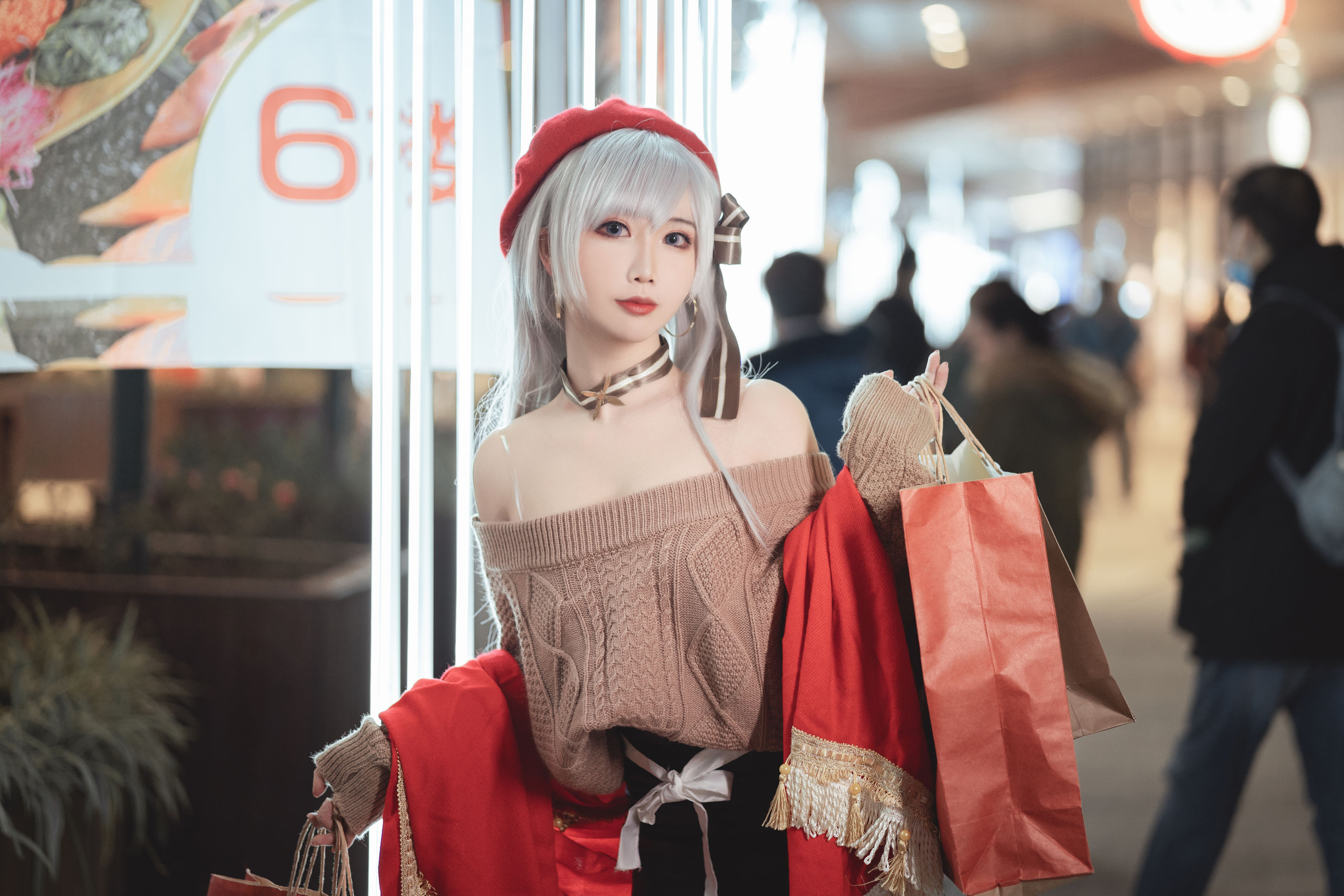可爱人气Coser面饼仙儿 – 圣诞贝法 Cosplay-第14张
