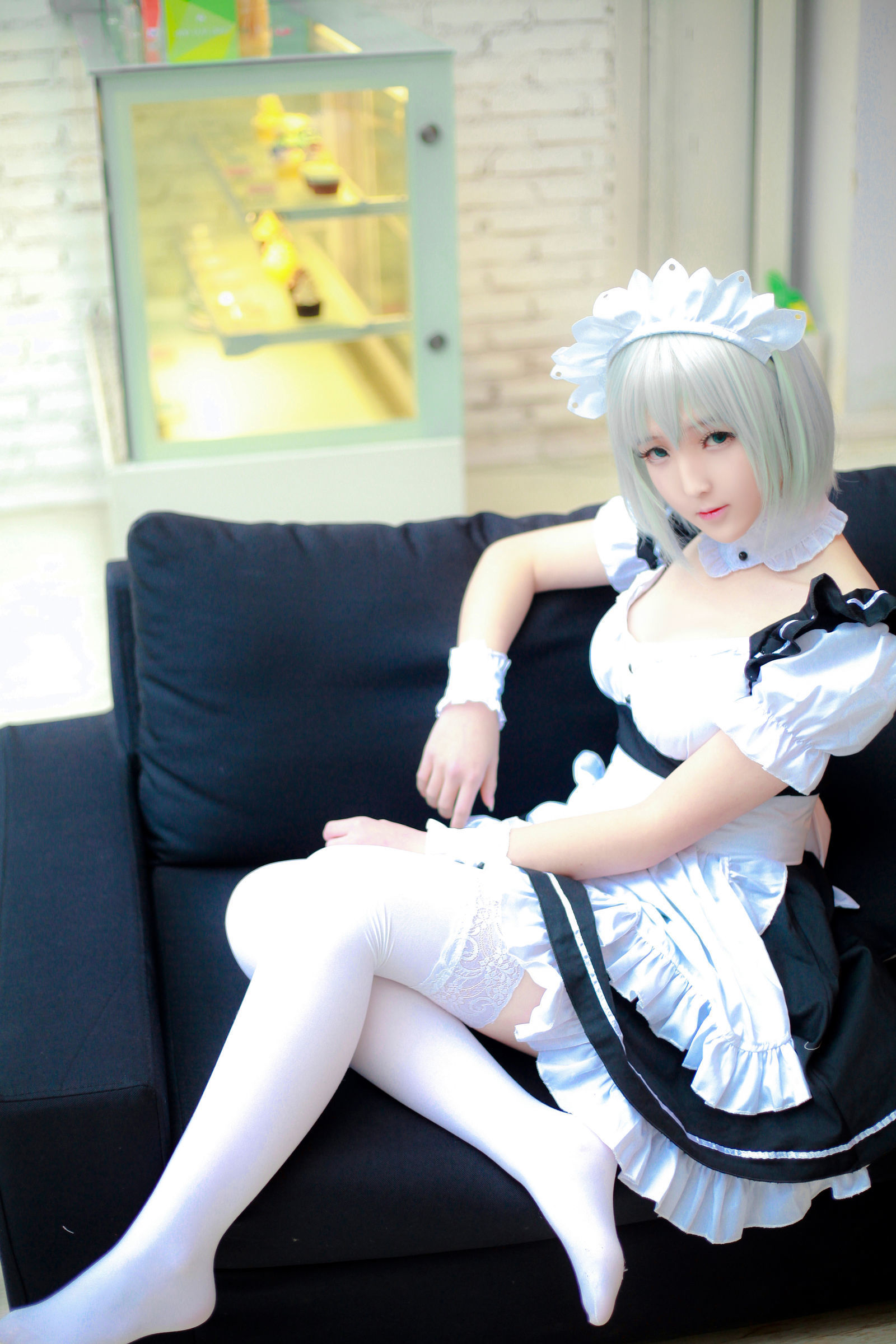 [萝莉COS] 一小央泽 – 女仆鸢一折纸 Cosplay-第1张