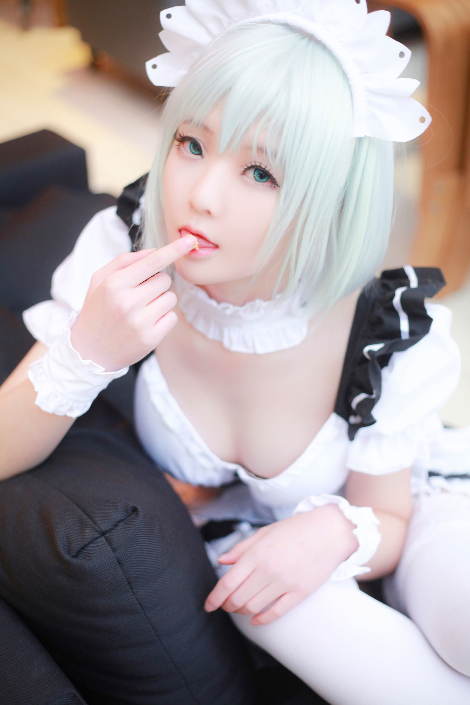 [萝莉COS] 一小央泽 – 女仆鸢一折纸 Cosplay-第5张
