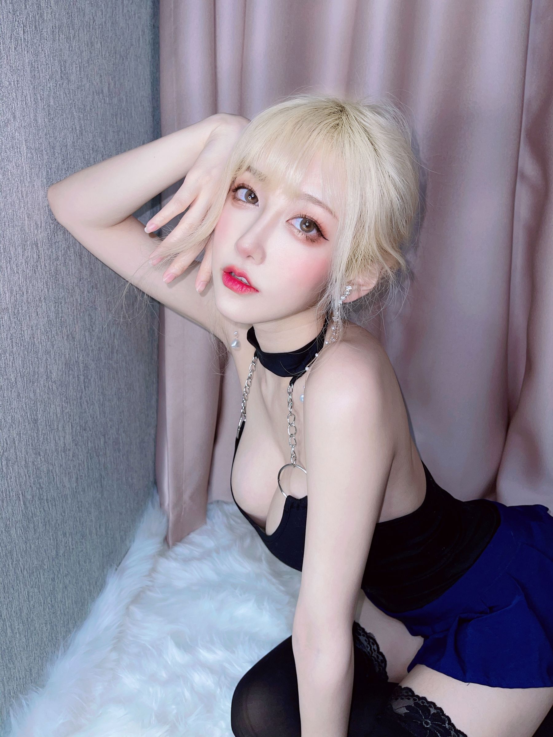 人气Coser啾小妍 – 金发芭比 Cosplay-第31张
