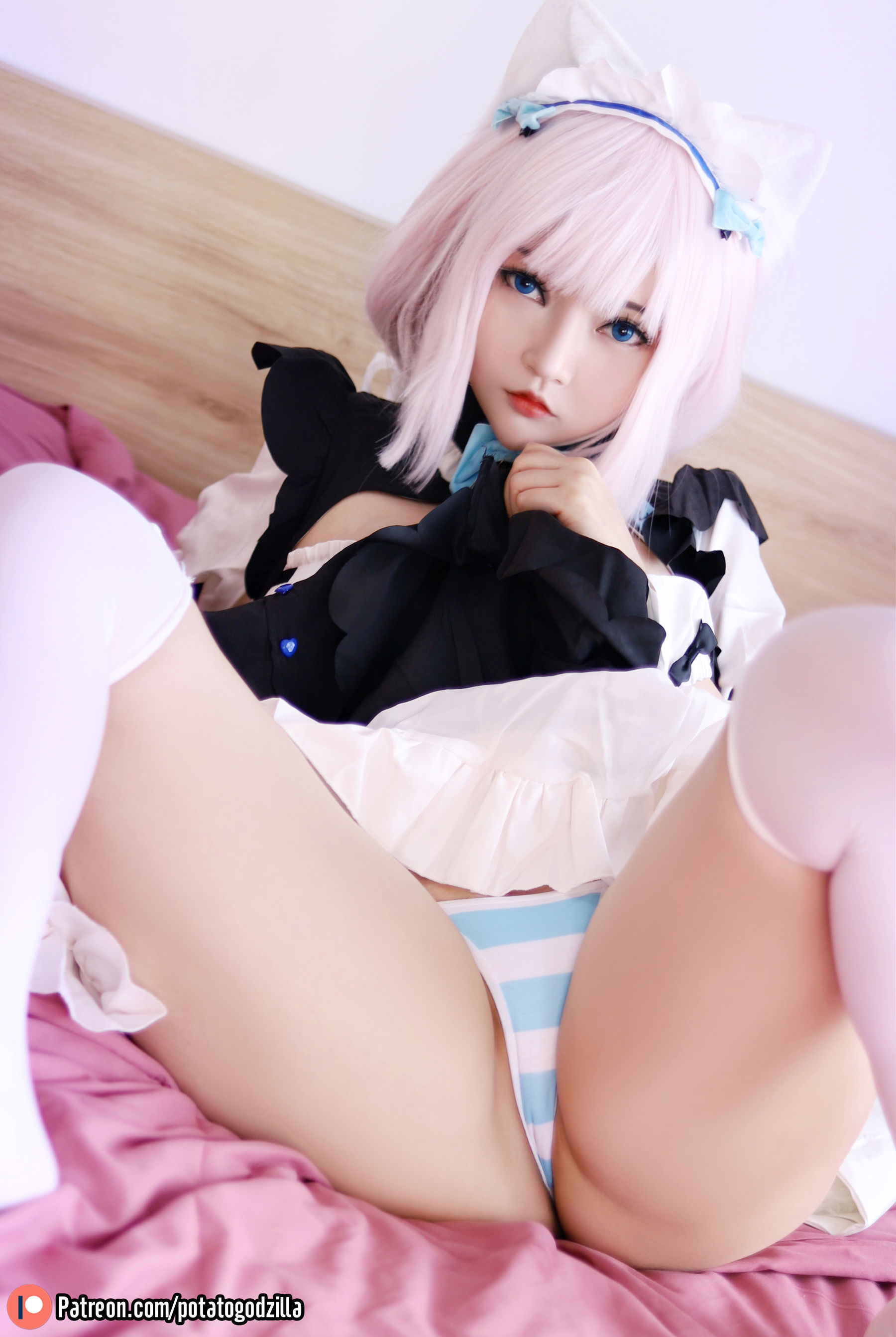 Coser小姐姐Potato Godzilla – Vanilla Cosplay-第1张