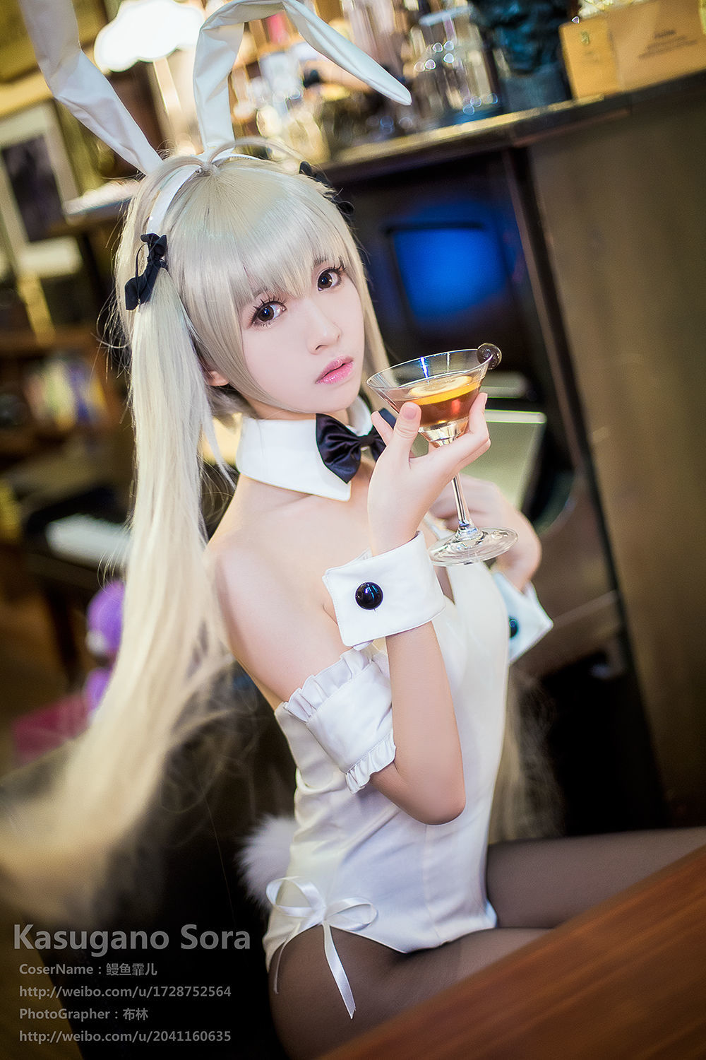 [萝莉COS] 鳗鱼霏儿 – 缘之空 穹妹 兔女郎 Cosplay Cosplay-第2张