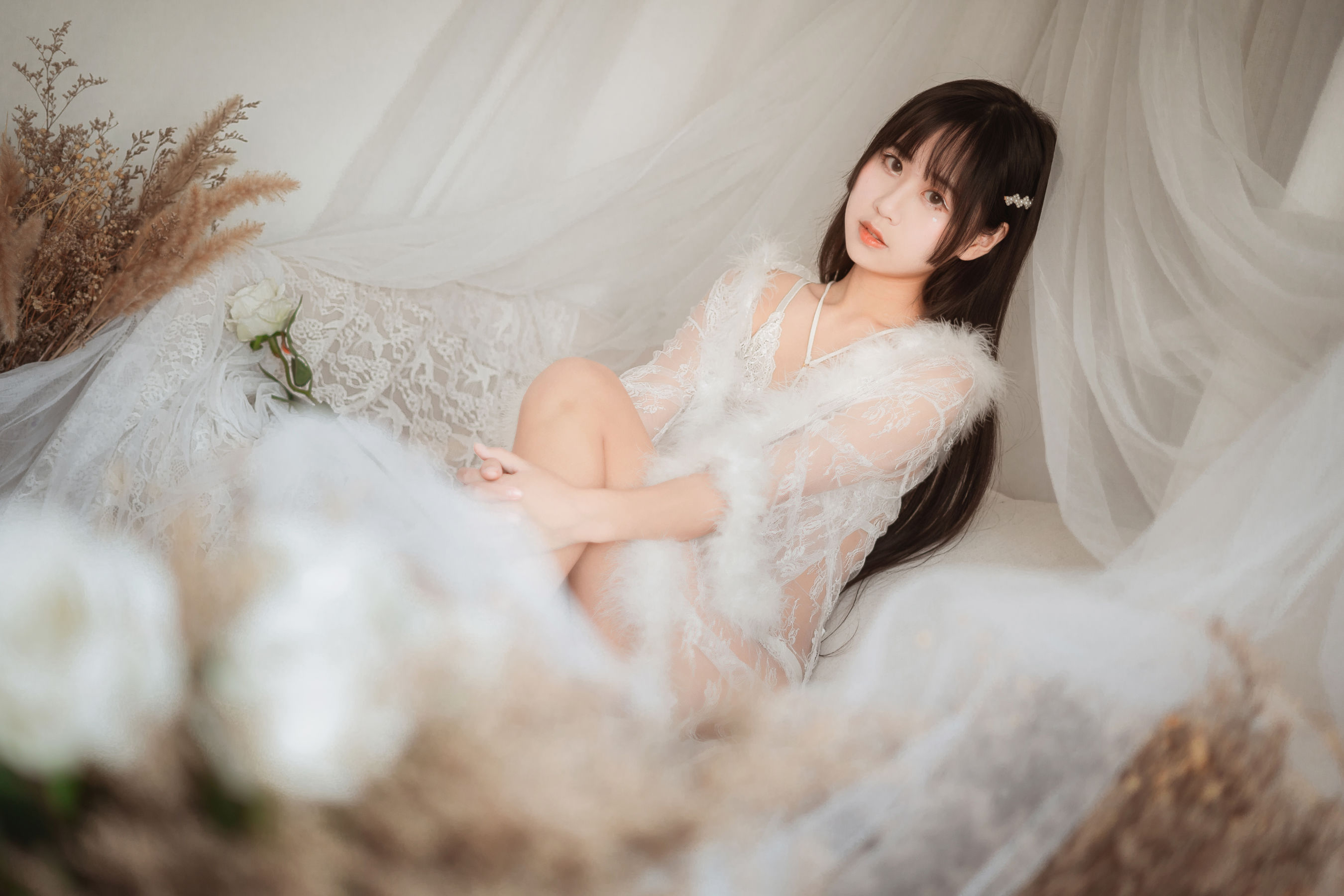 阳光美少女萌芽儿o0 毛绒内衣 Cosplay-第1张