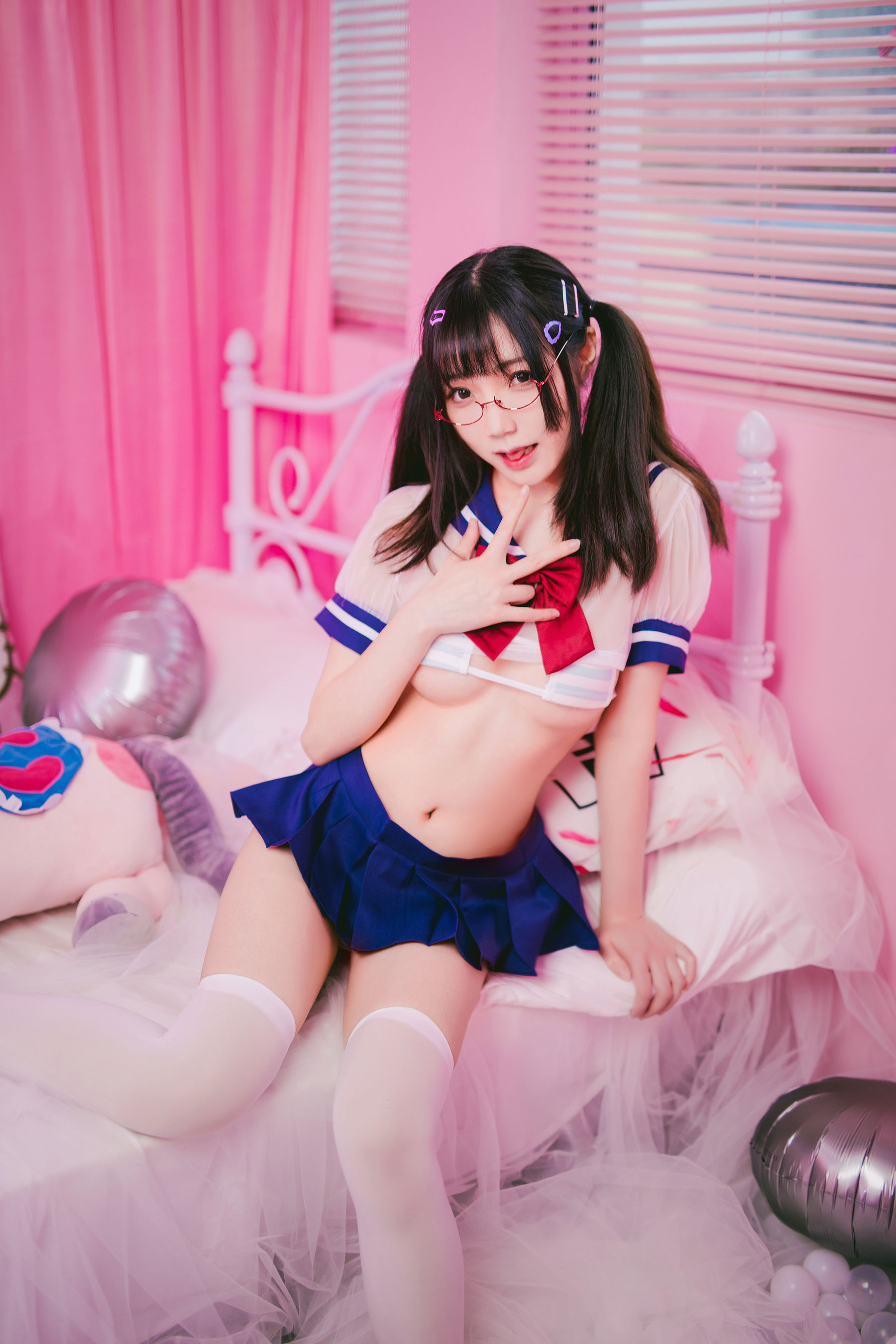 萝莉福利真央Mao – JK Cosplay-第1张