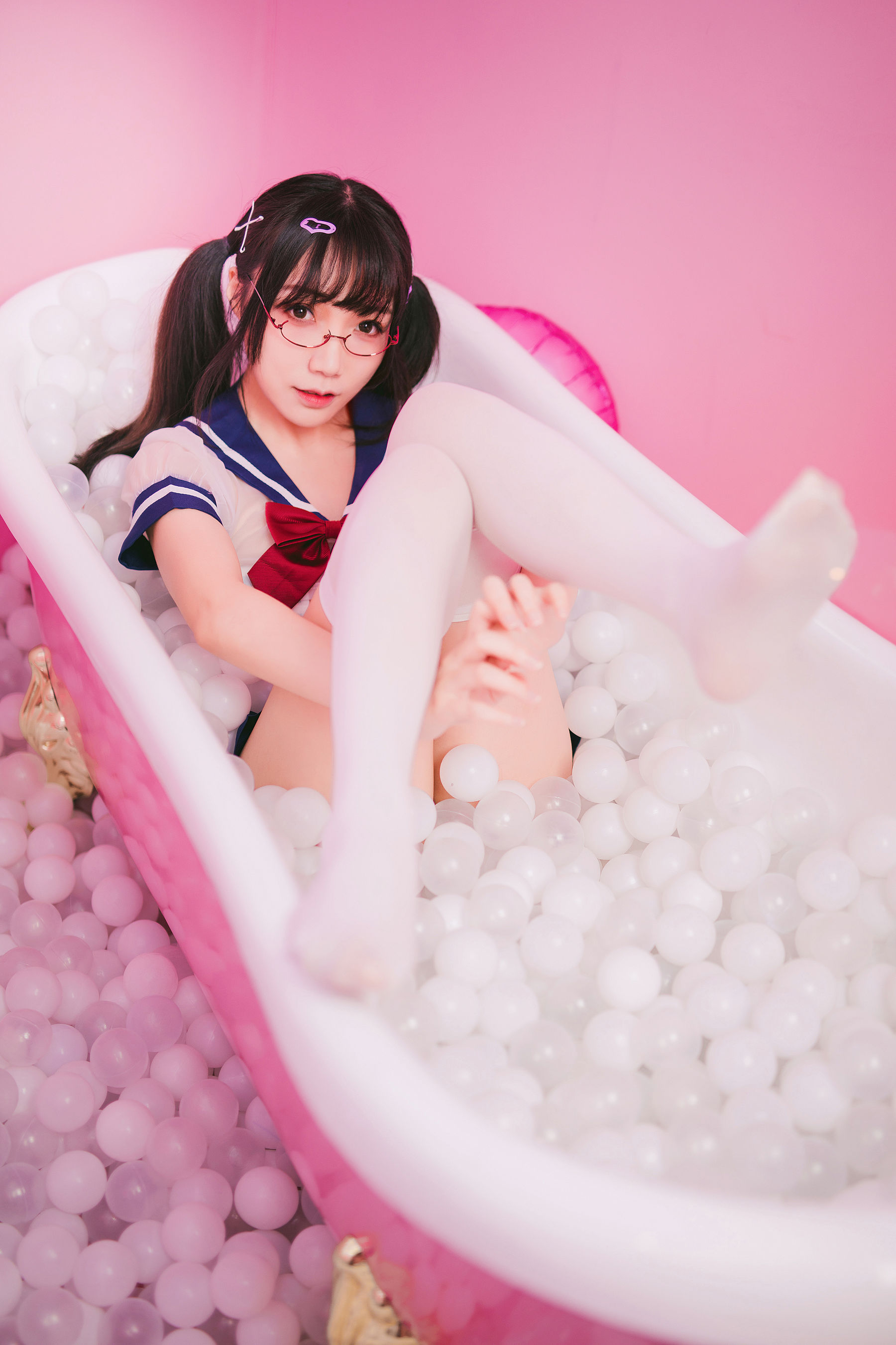 萝莉福利真央Mao – JK Cosplay-第7张
