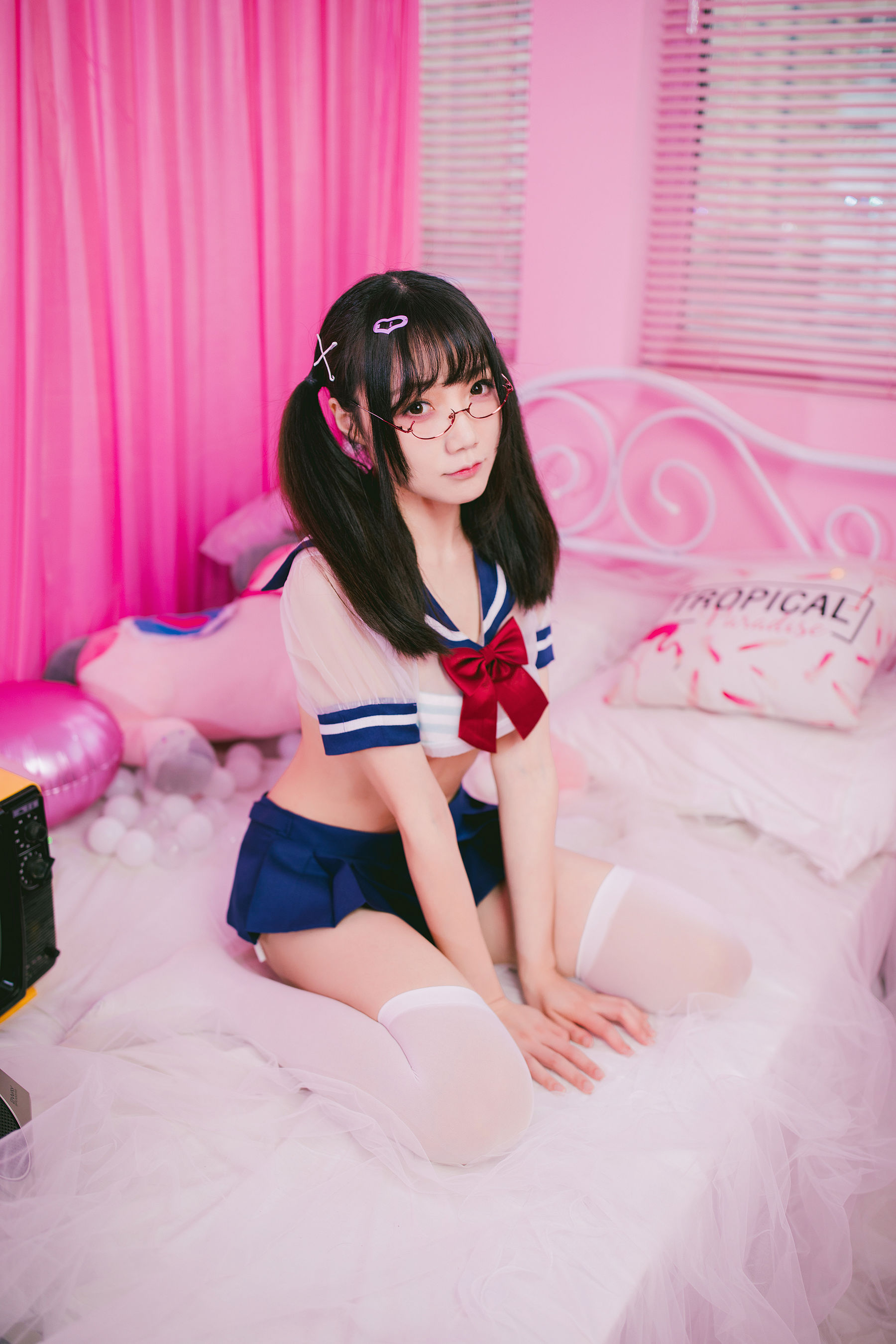 萝莉福利真央Mao – JK Cosplay-第15张