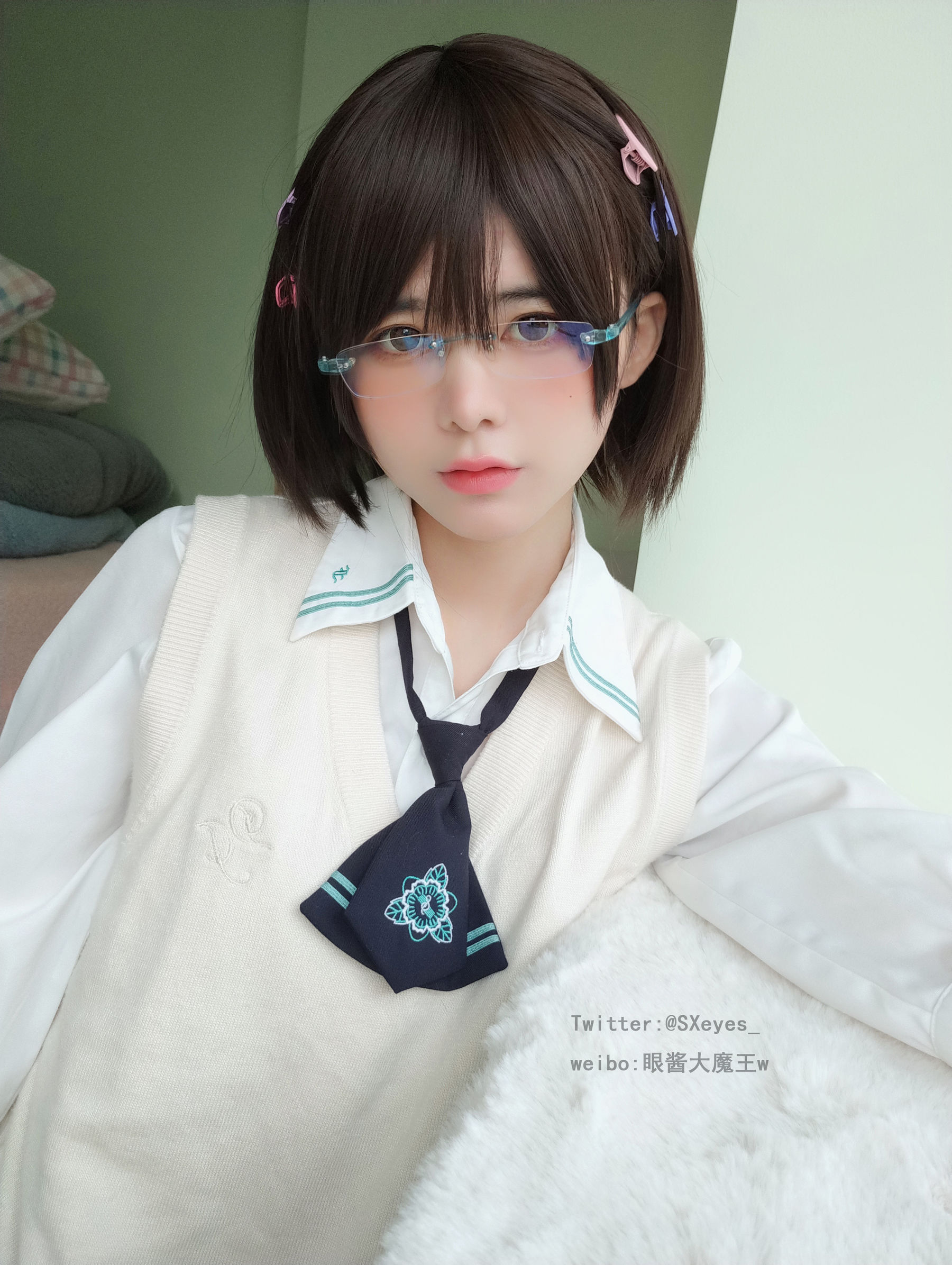 萌妹子眼酱大魔王w – 小学妹 Cosplay-第5张