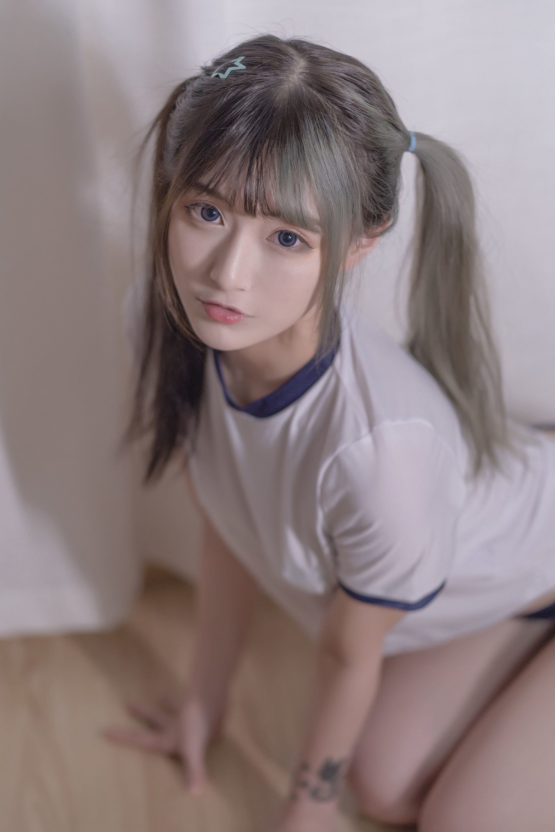 动漫博主铁板烧鬼舞w – 体操服 Cosplay-第18张