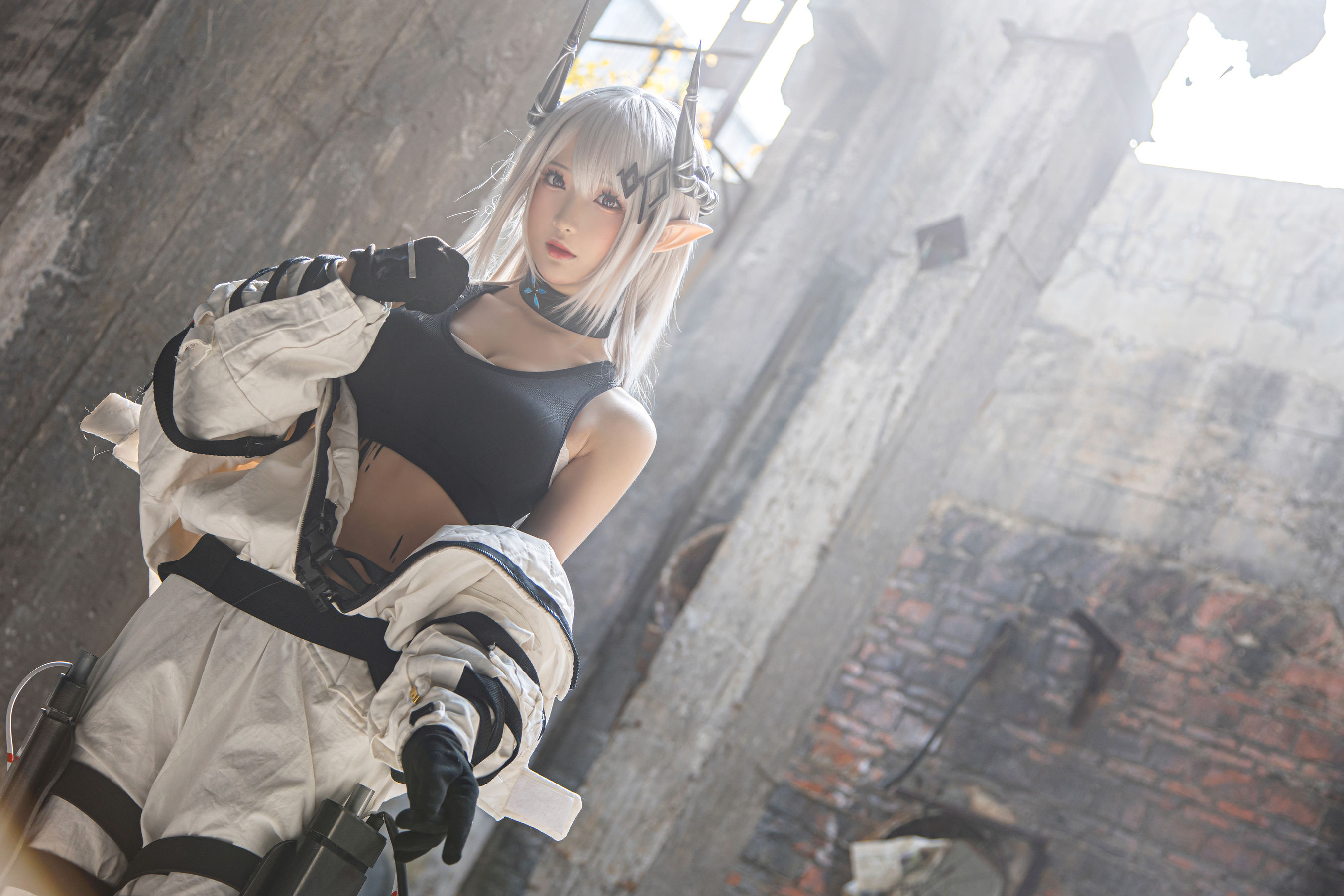 Coser小姐姐南宫 – 明日方舟 泥岩 Cosplay-第1张