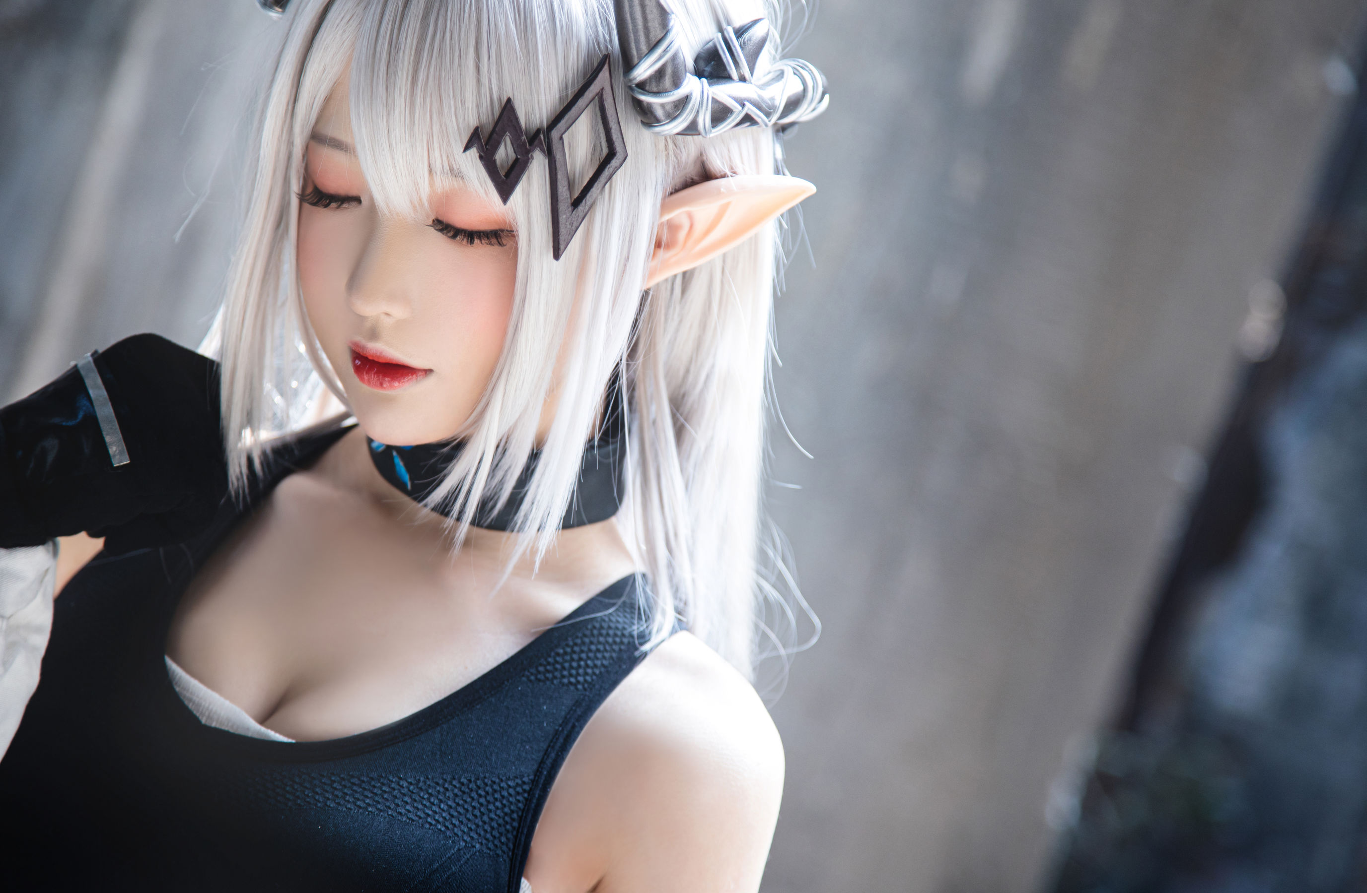 Coser小姐姐南宫 – 明日方舟 泥岩 Cosplay-第2张