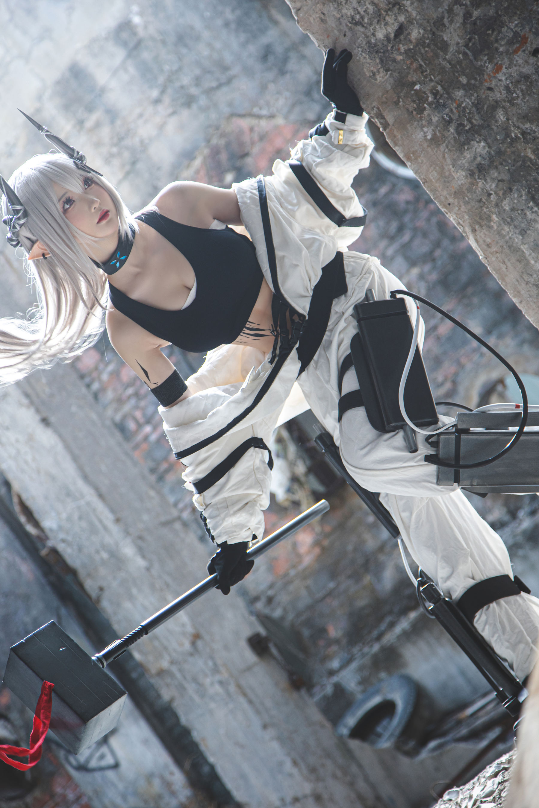 Coser小姐姐南宫 – 明日方舟 泥岩 Cosplay-第7张