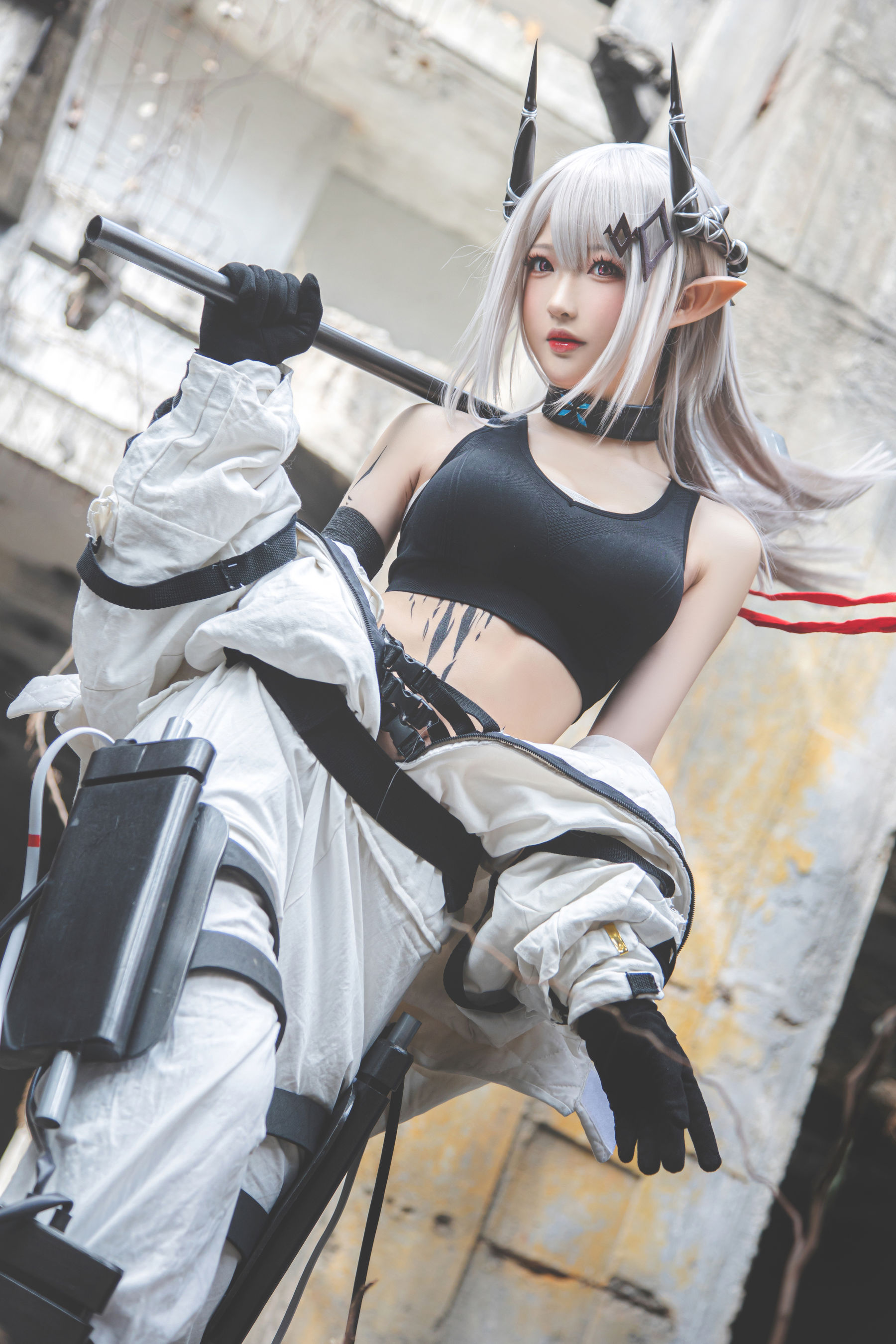 Coser小姐姐南宫 – 明日方舟 泥岩 Cosplay-第26张