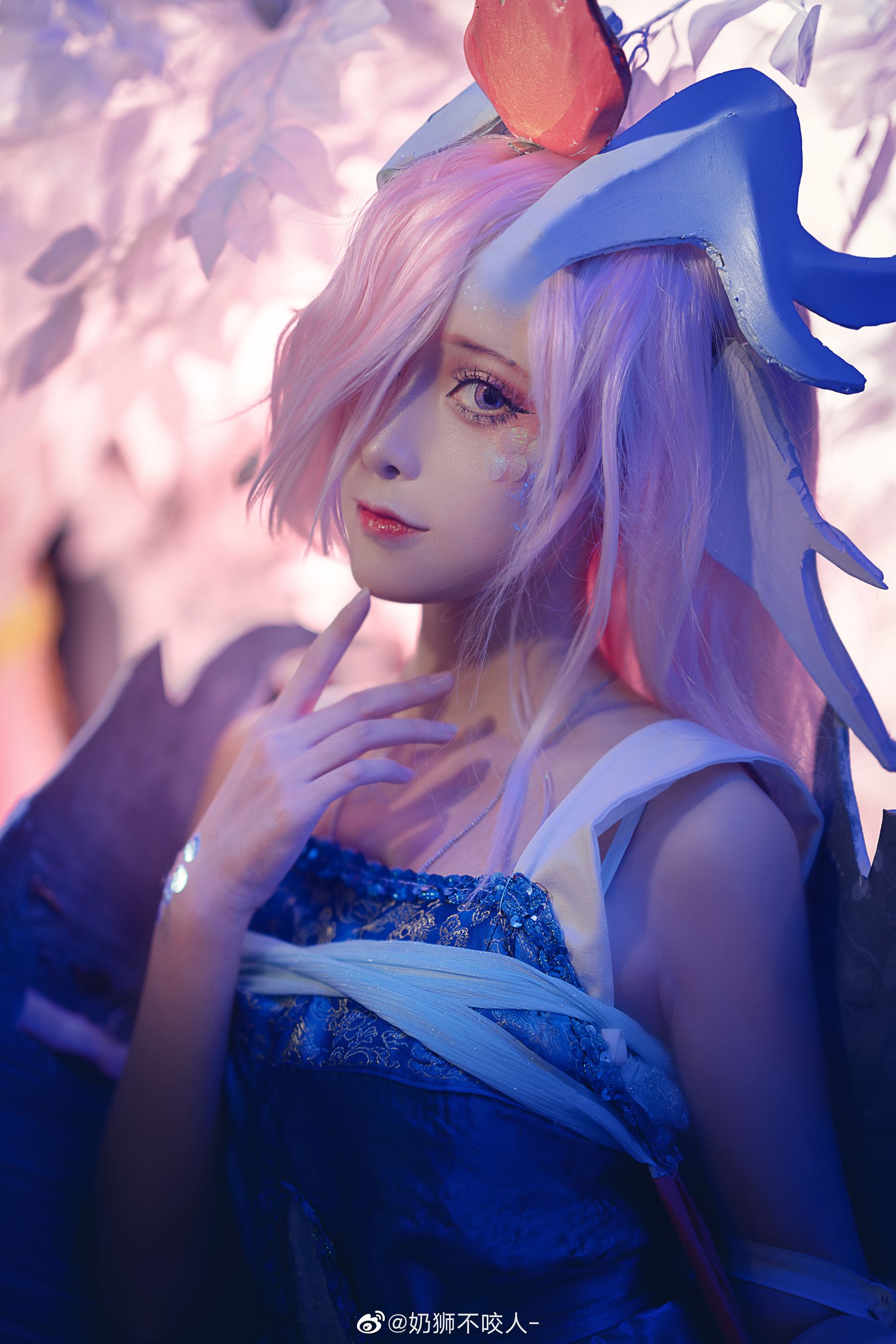 [Cosplay写真] 奶狮不咬人 – 雨师 Cosplay-第1张