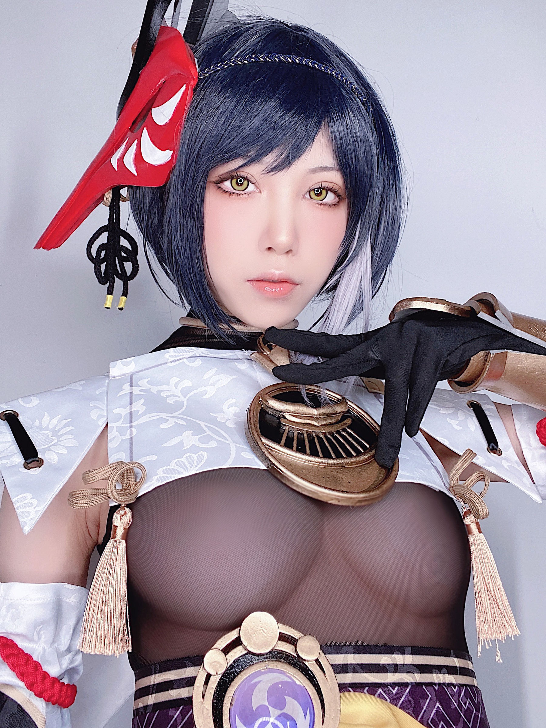 动漫博主水淼aqua – 九条裟罗 自拍 Cosplay-第1张