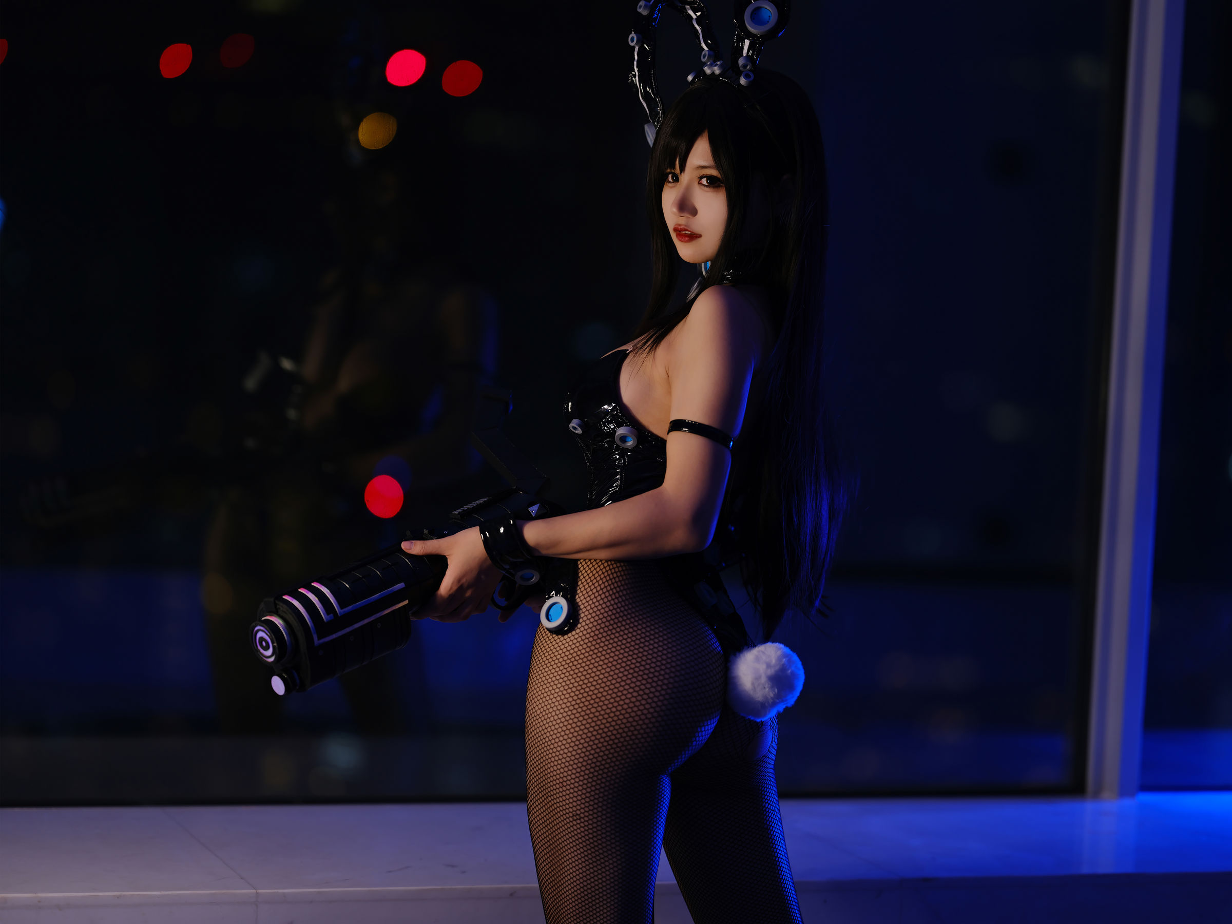 动漫博主小仓千代w – 下平玲花兔女郎 Cosplay-第1张