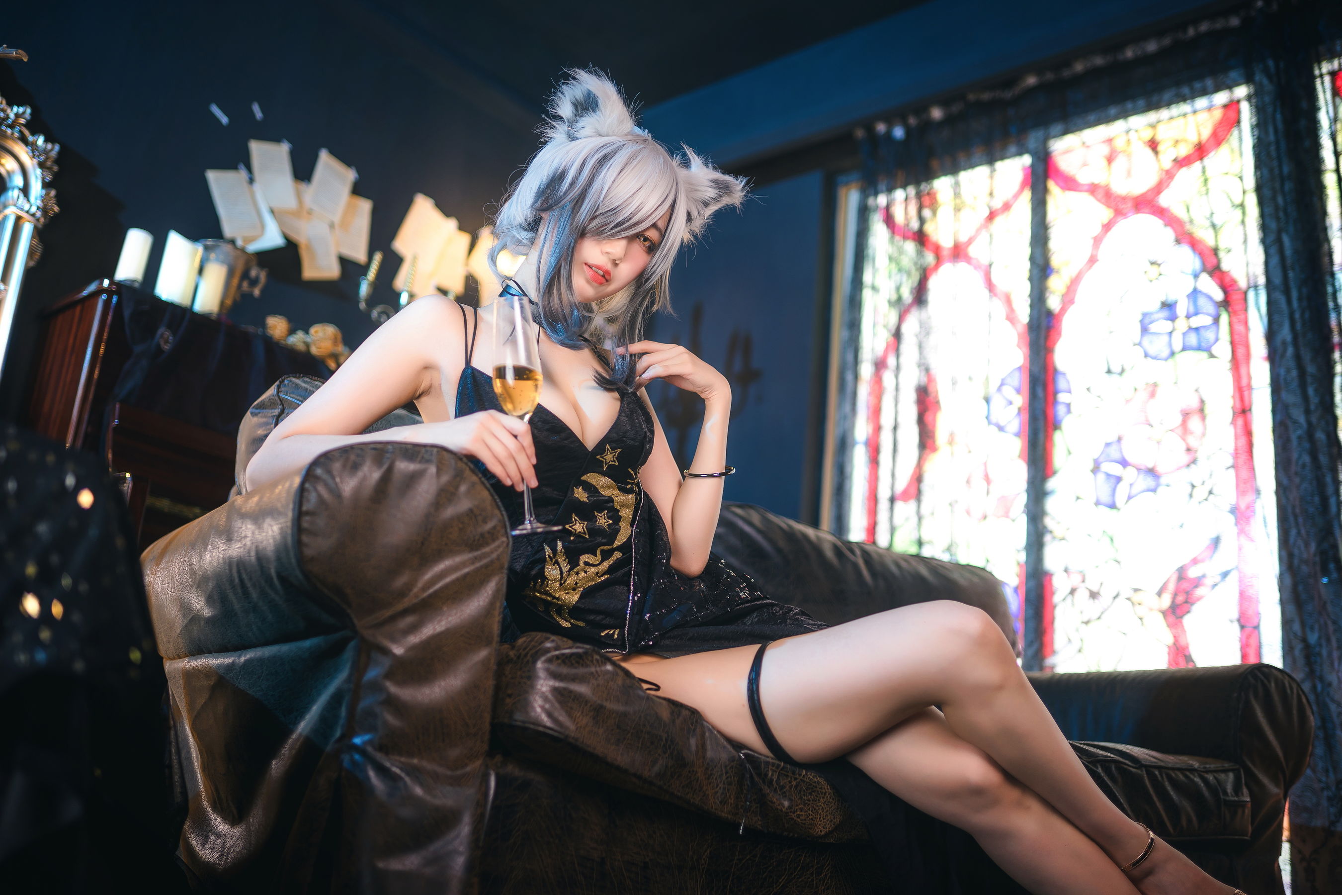 周叽是可爱兔兔 – 礼服 Cosplay-第6张