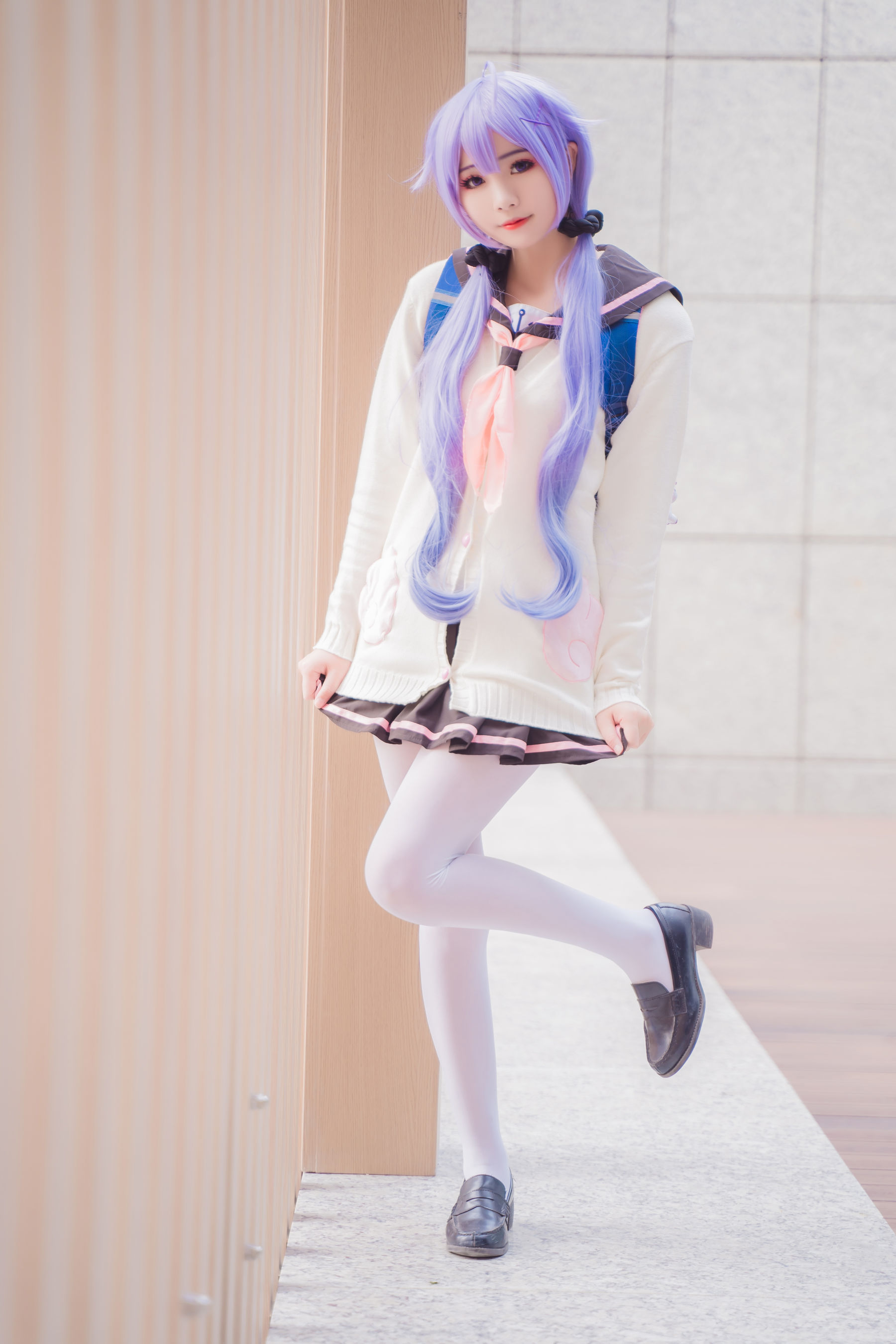 动漫博主墨玉-M – 独角兽憧憬约会日 Cosplay-第1张