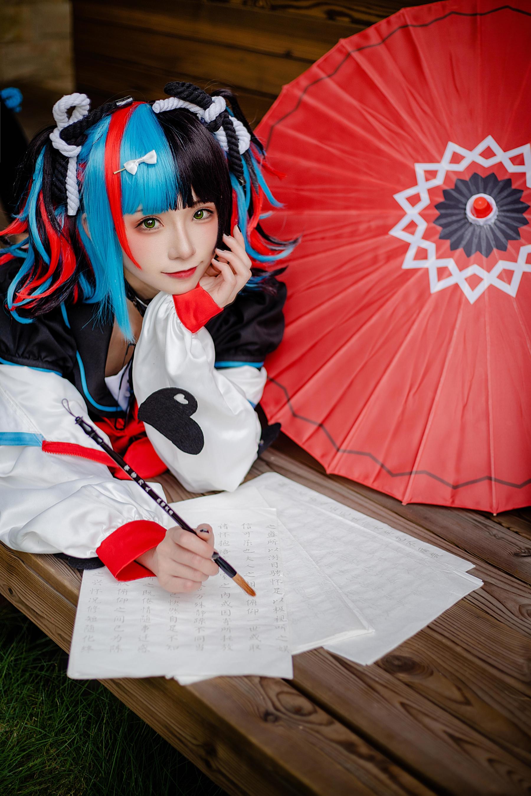 动漫博主Kitaro_绮太郎 – 清少纳言 Cosplay-第4张