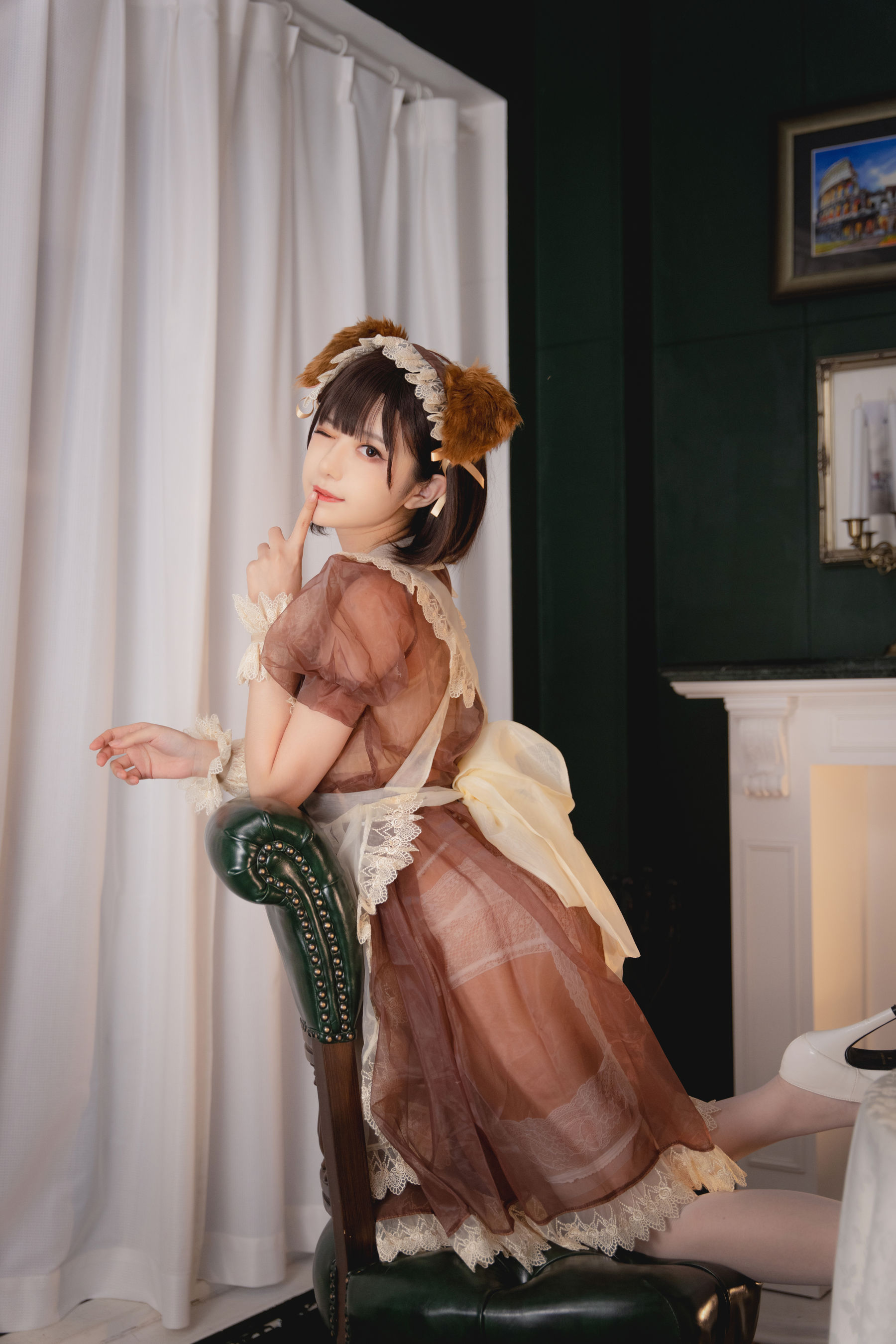 Shika小鹿鹿 – 透明女仆 Cosplay-第4张