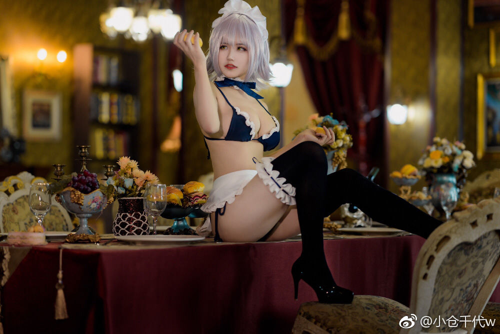 动漫博主小仓千代w – 黑贞女仆 Cosplay-第1张