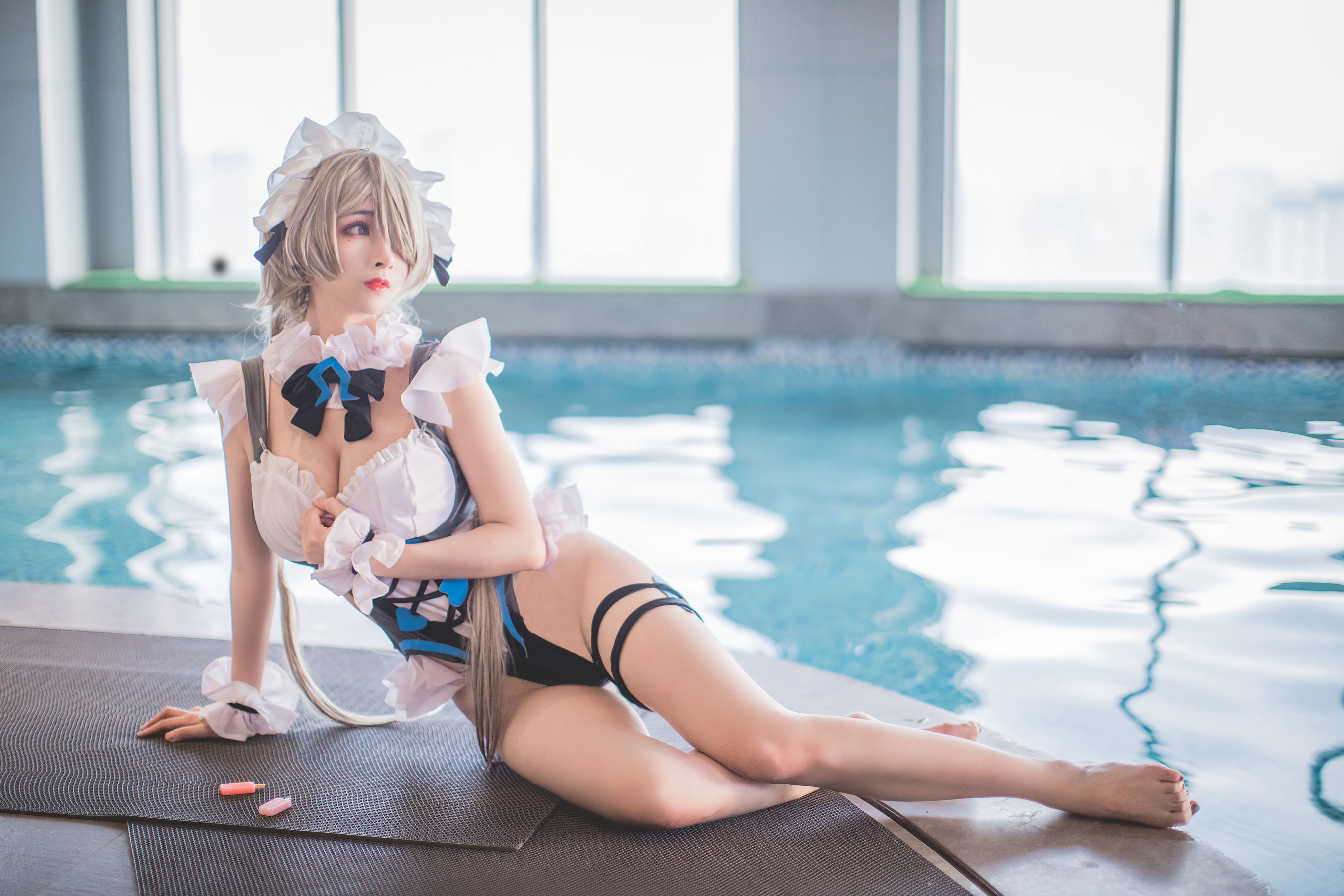 COS福利rioko凉凉子 丽塔泳装 Cosplay-第2张
