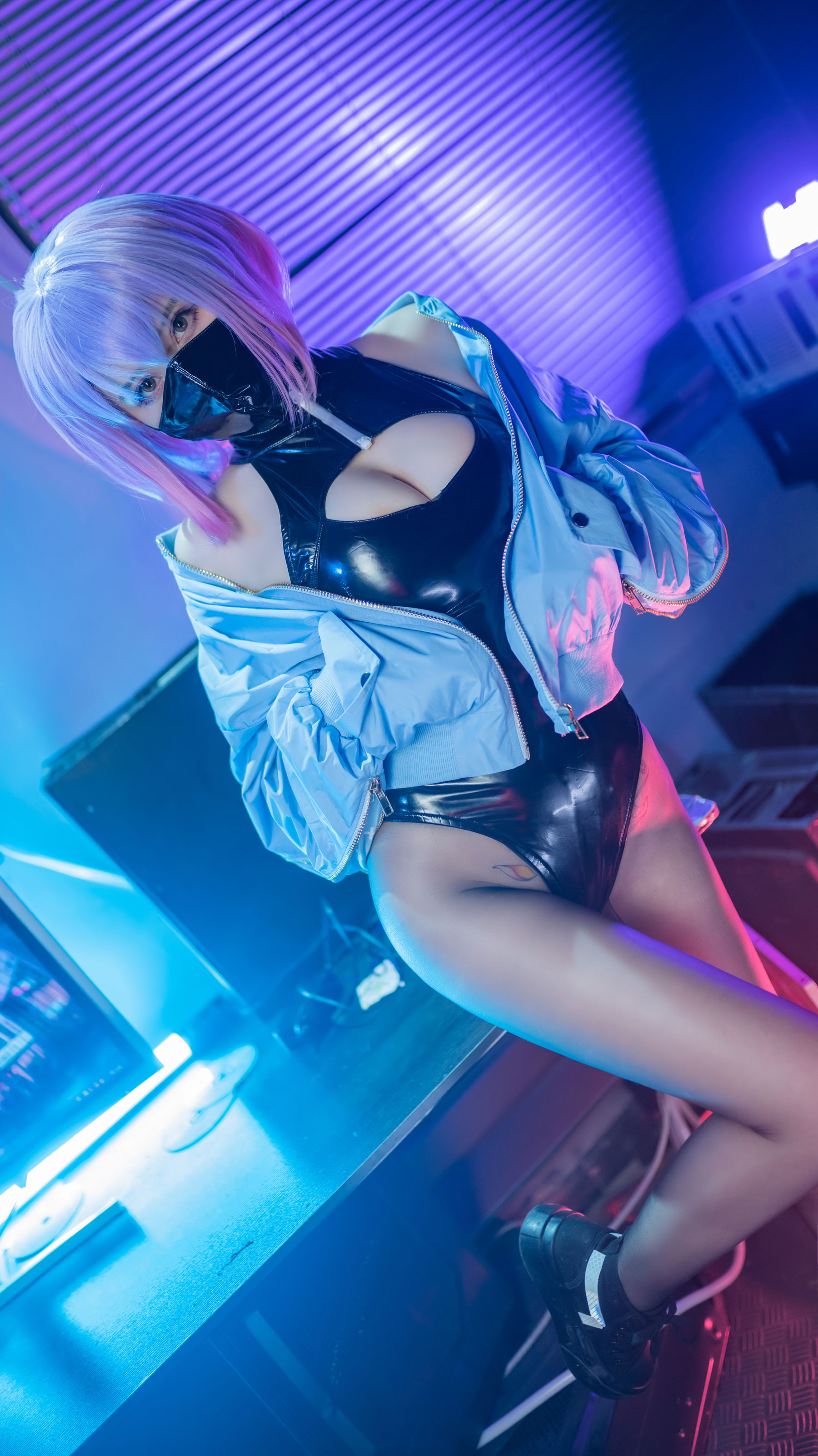 蜜蜜子Kimmie – Luna胶衣 Cosplay-第6张
