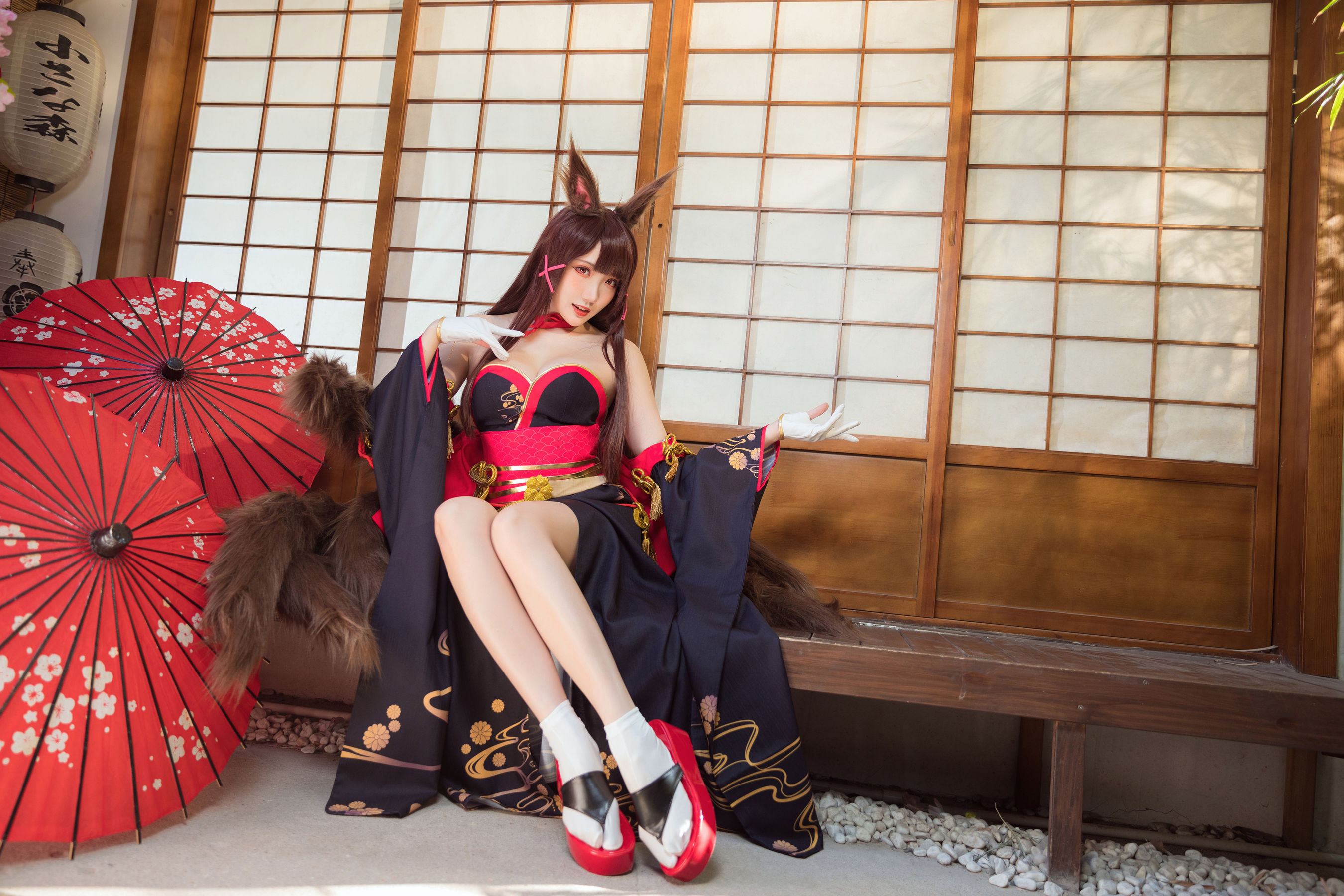 Coser瓜希酱福利 – 赤城 Cosplay-第1张