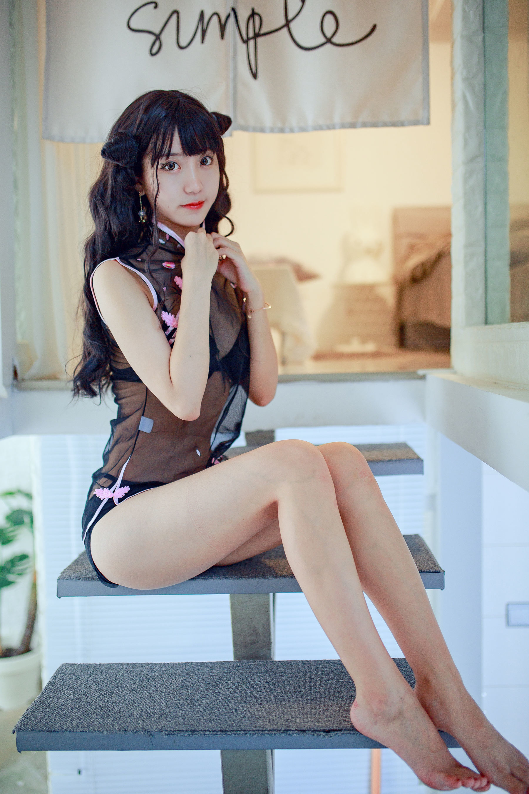 [萝莉COS] 黑川 – 小恶魔旗袍 Cosplay-第3张