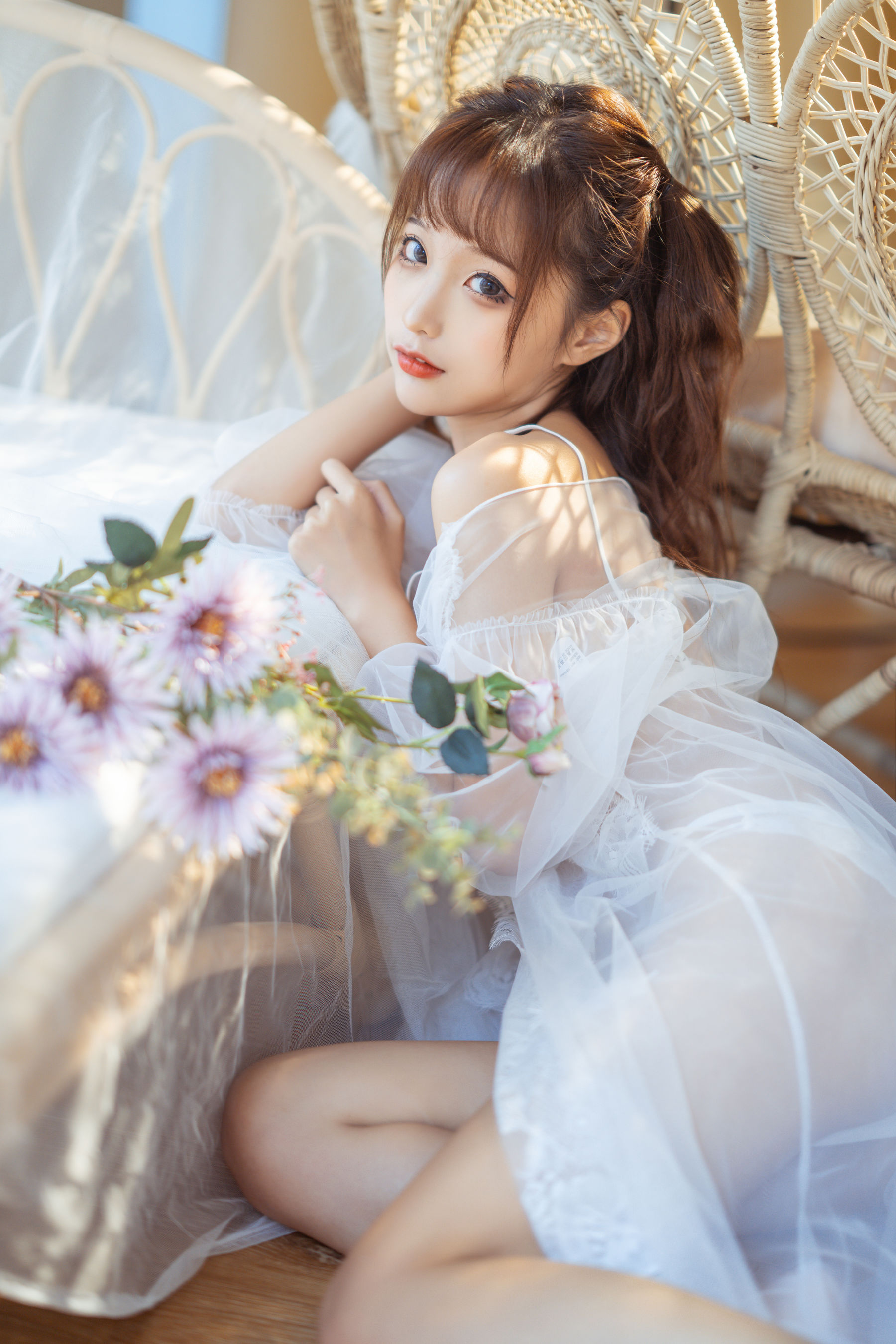动漫博主蠢沫沫 – 蕾丝睡衣 Cosplay-第3张