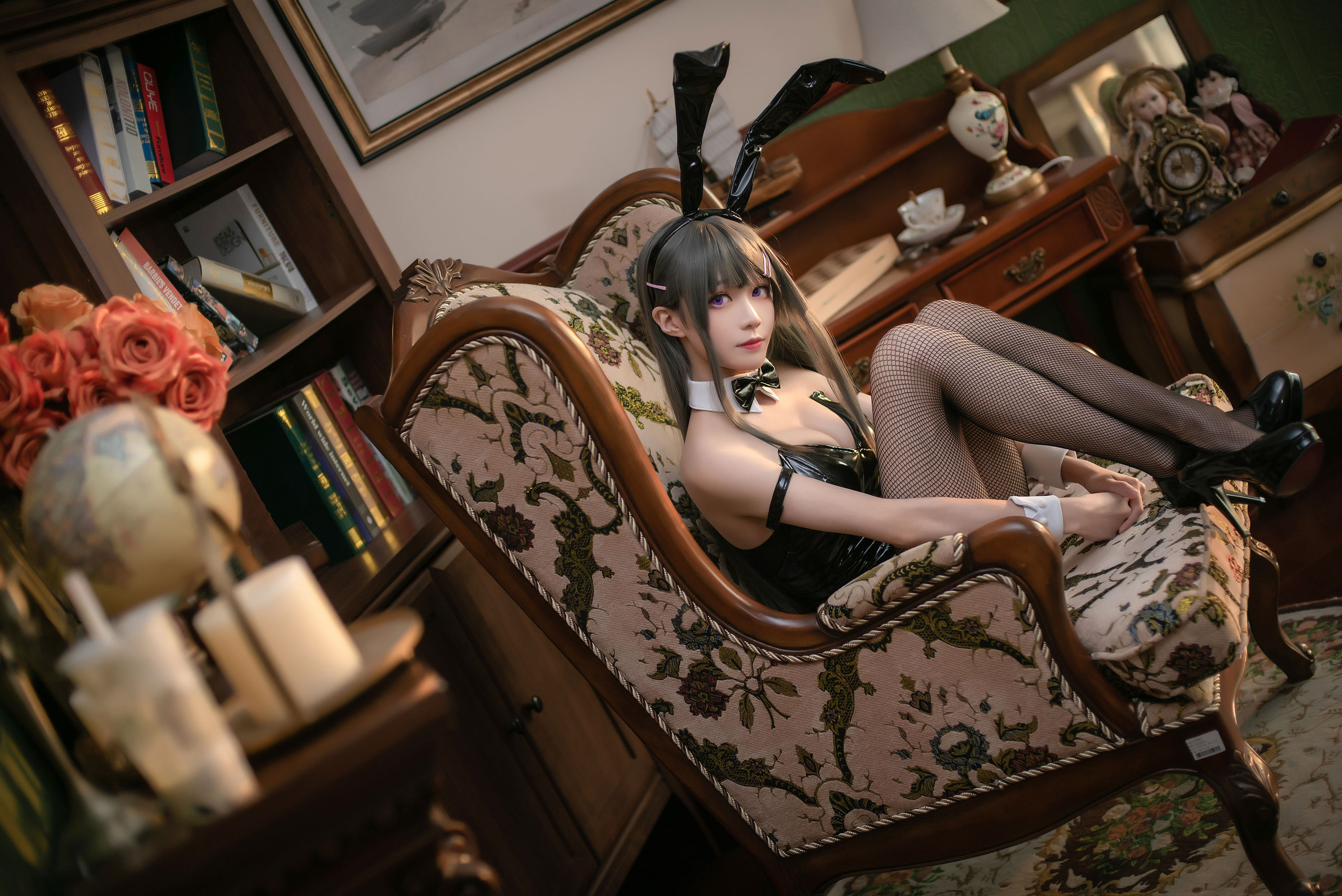 Tomoyo酱 – 麻衣兔女郎 Cosplay-第1张