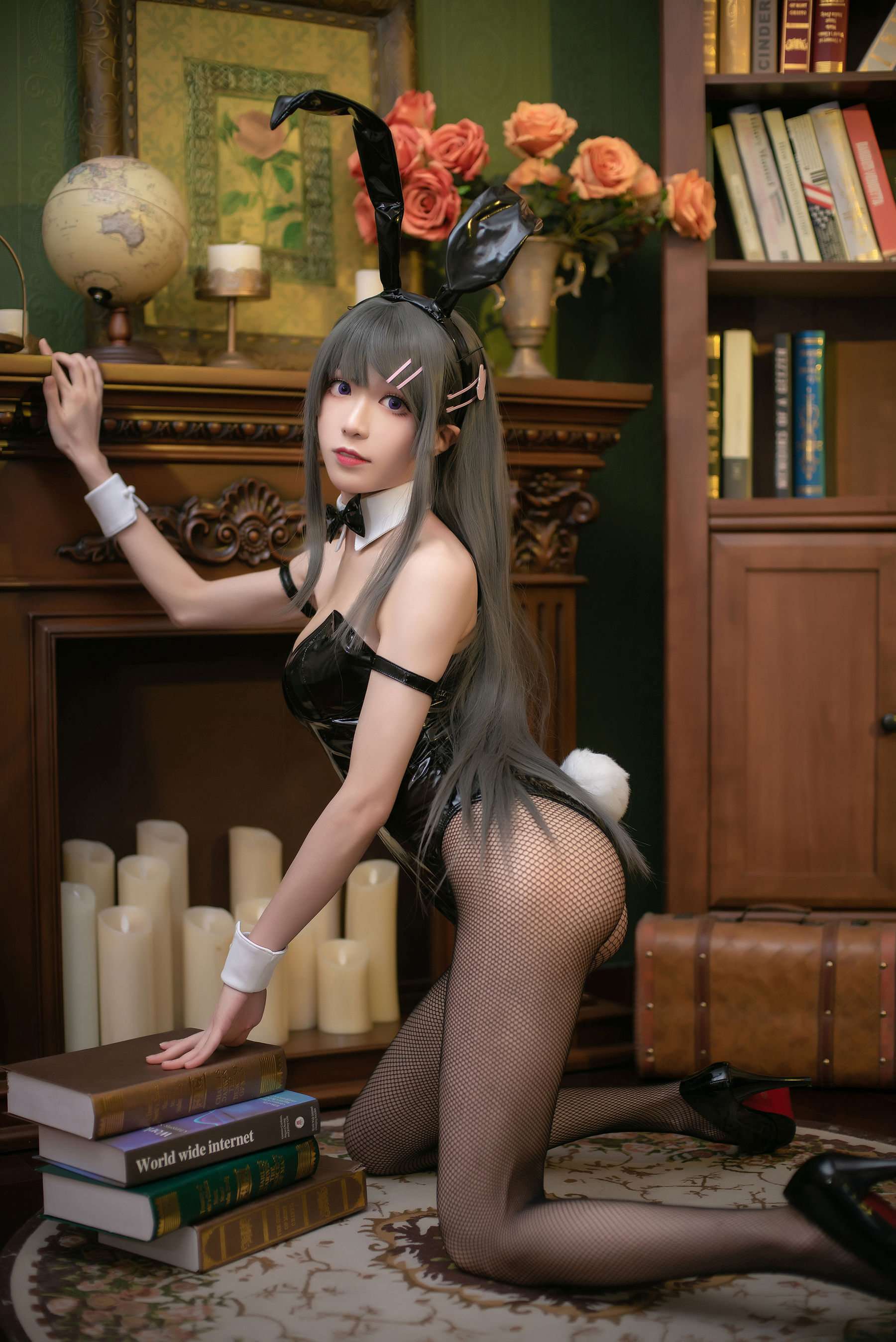 Tomoyo酱 – 麻衣兔女郎 Cosplay-第3张
